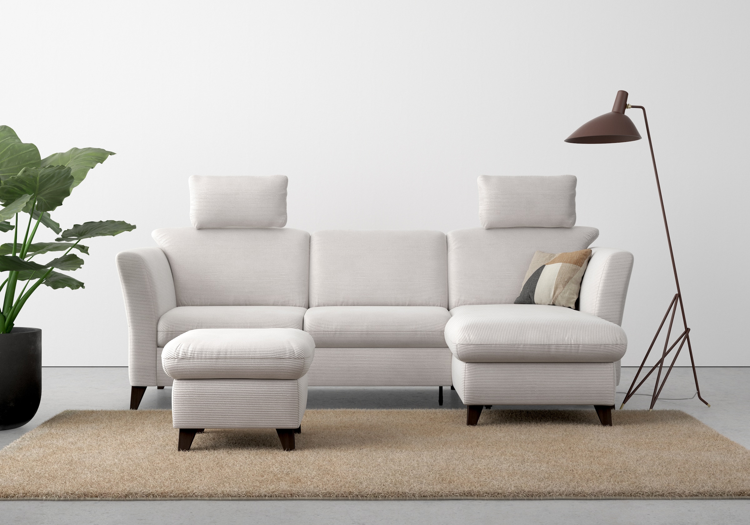 Home affaire Ecksofa Trelleborg L-Form, wahlweise günstig online kaufen