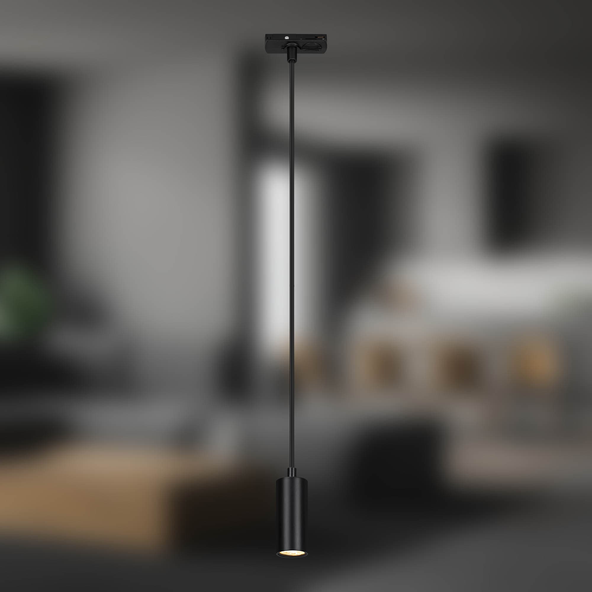 Briloner Leuchten Schienensystem-Leuchten »RAIL« LED-Board 1 Stk. LED Pendelleuchte 80x1500mm Schwarz 5,5W Schienensystem Rail Küche