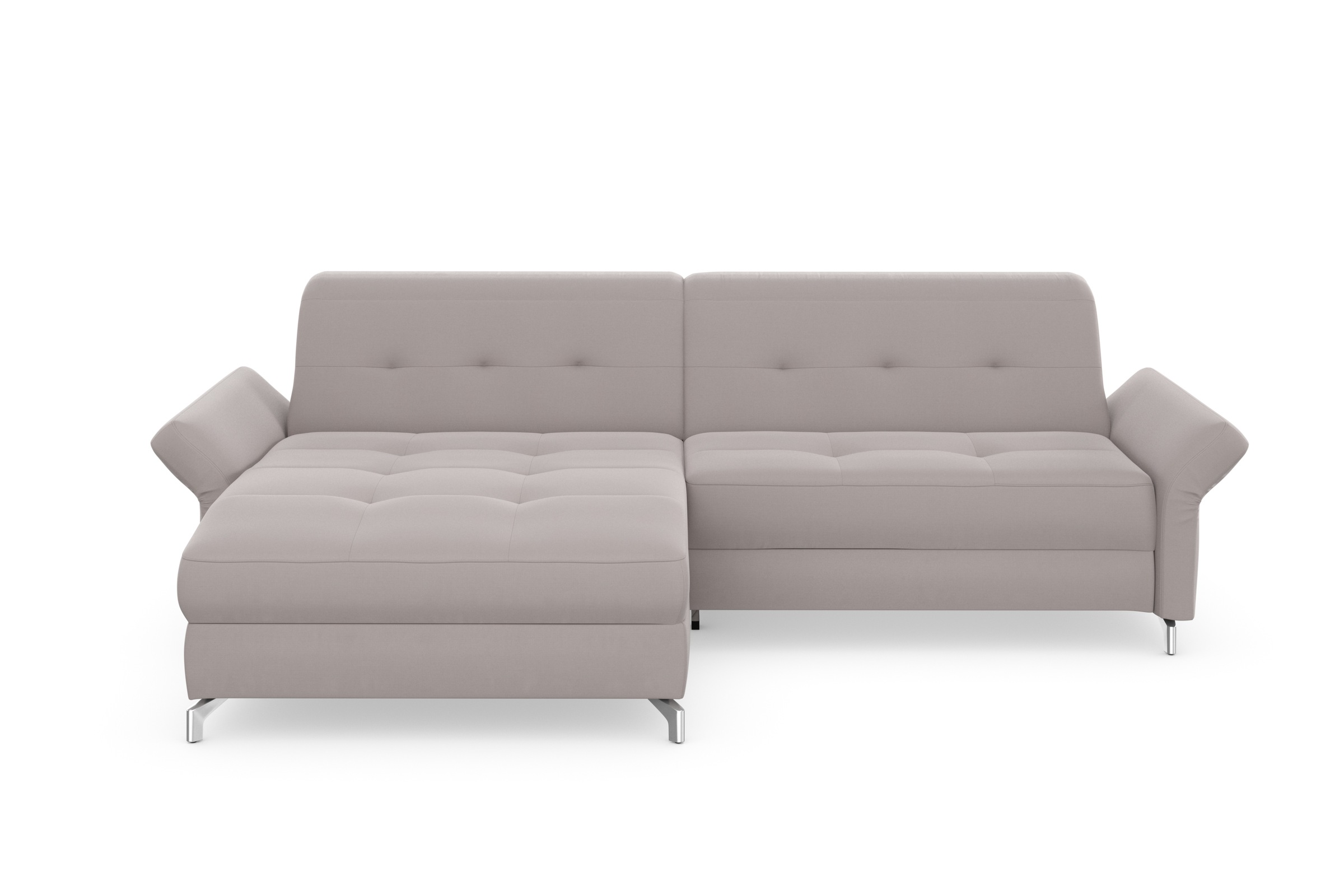 Home affaire Ecksofa "Maredo L-Form" Federkern, wahlweise auch mit Kopfteil günstig online kaufen