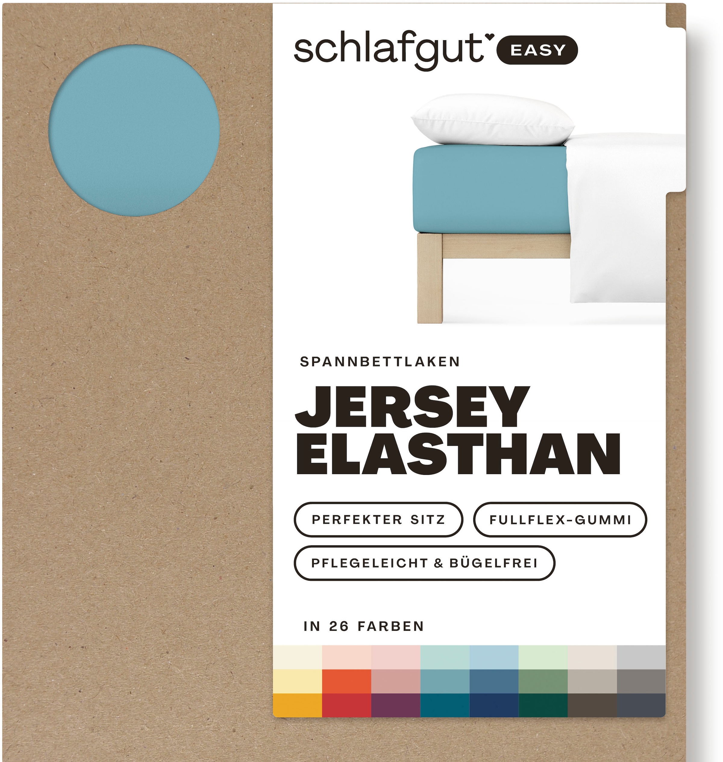 Schlafgut Spannbettlaken »EASY Jersey Elasthan«, MADE IN GREEN by OEKO-TEX®