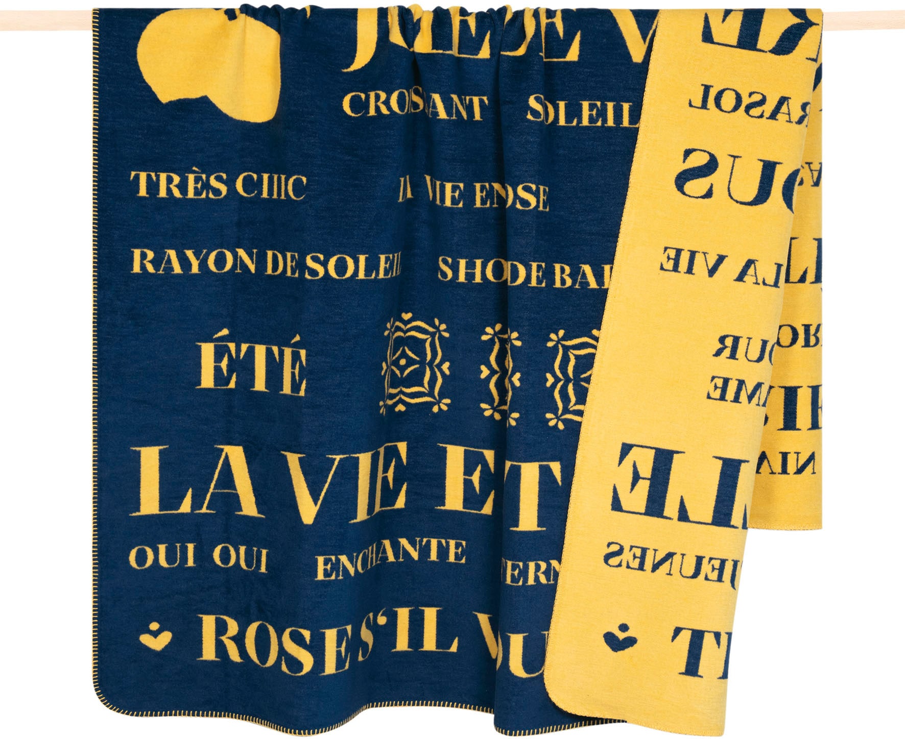 PAD "EVITA" Made in Europe, Wendefunktion, mit Schriftzug, 150x200 cm
