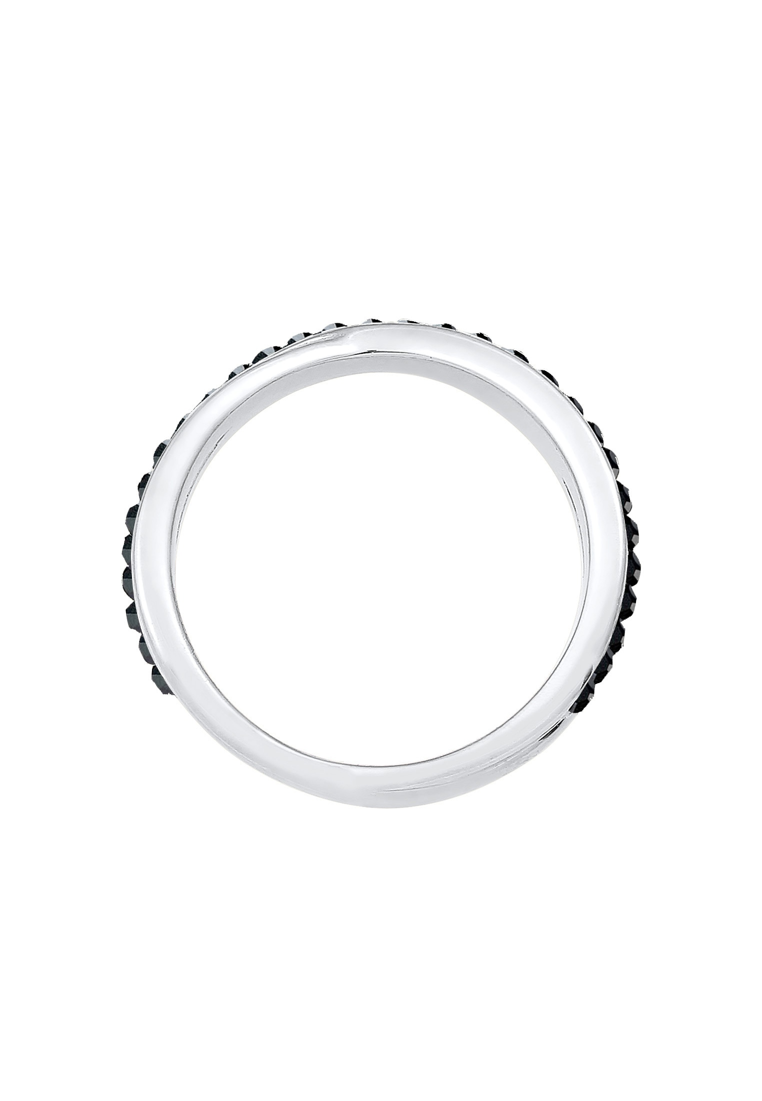Elli Silberring »Ring Wickelring Zart 925 Silber, mit Kristallen von Swarovski®«