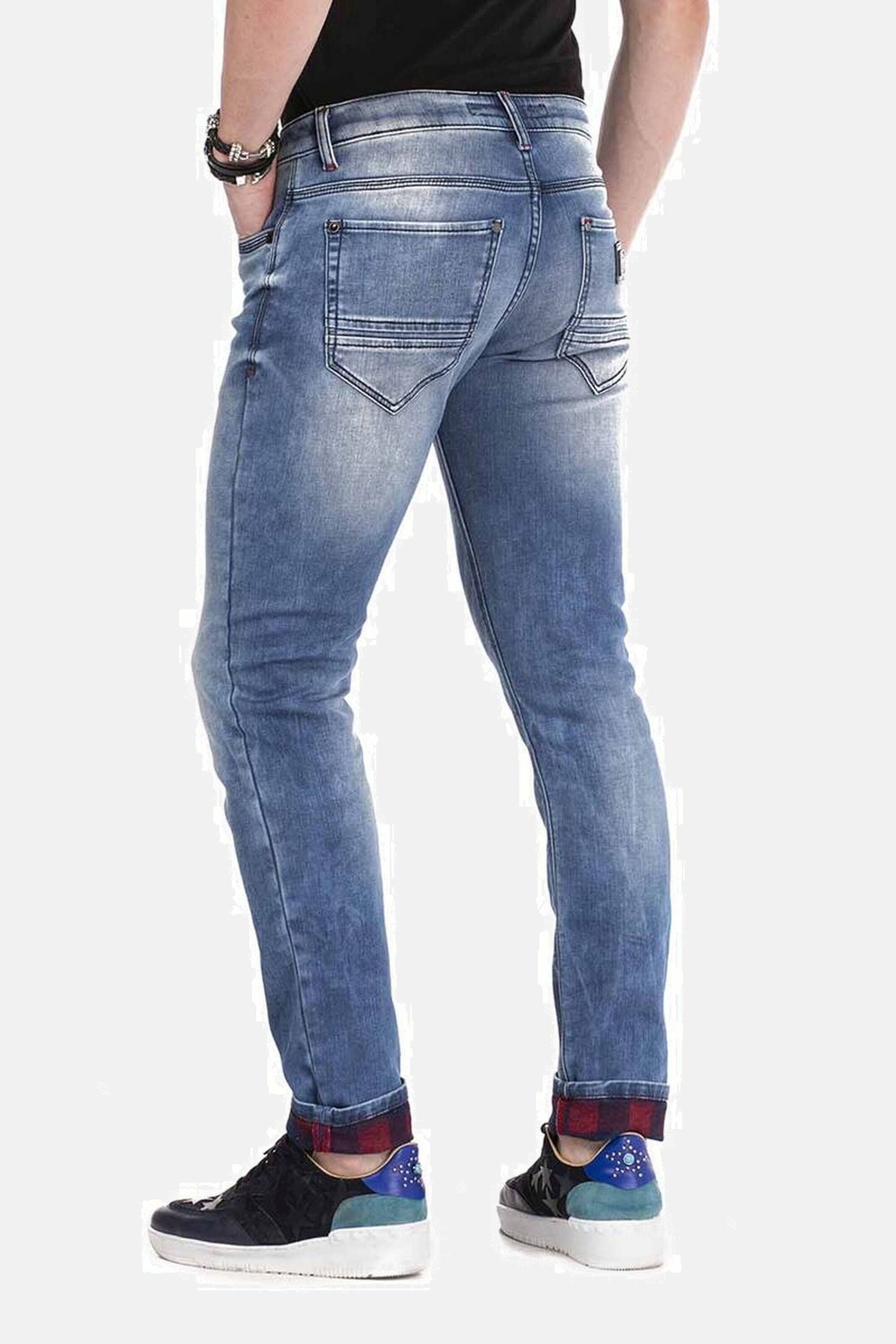 Cipo & Baxx Slim-fit-Jeans »Jeans«, mit markanter Waschung, CD-469
