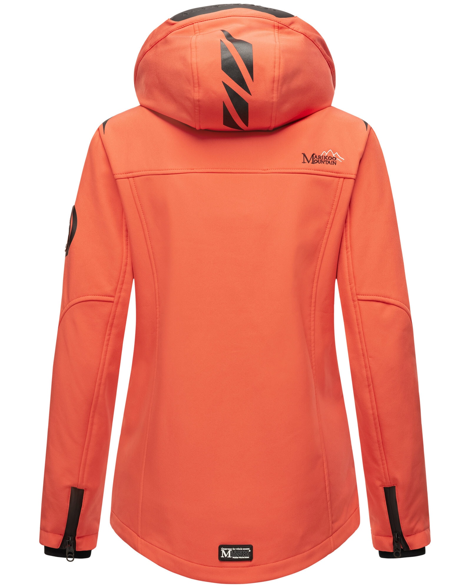 Marikoo Softshelljacke »Mount-Cho-Oyu«, mit abnehmbarer Kapuze