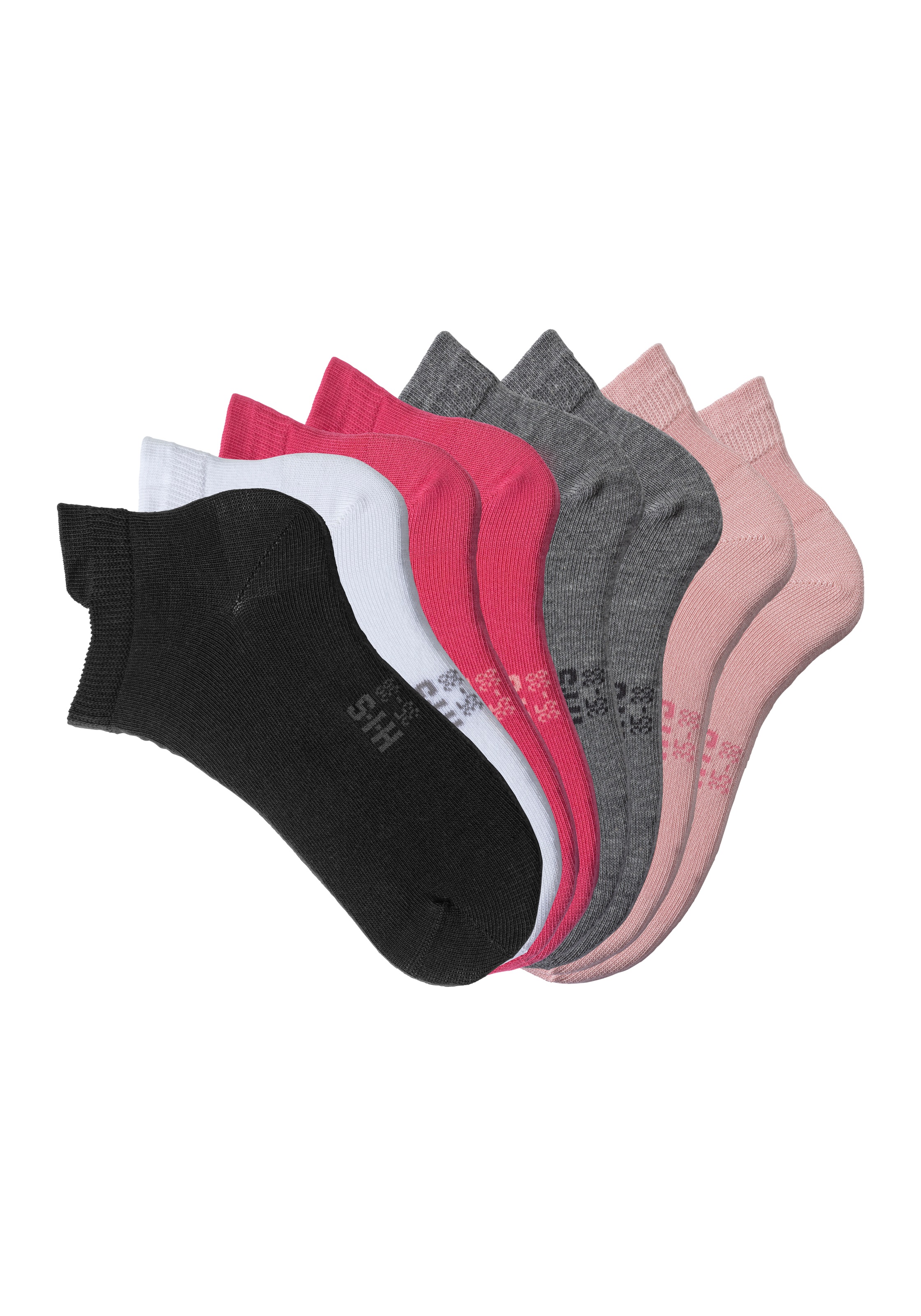 H.I.S Sneakersocken Packung, 8 Stk. tlg. mit verlängertem Bündchen hinten günstig online kaufen