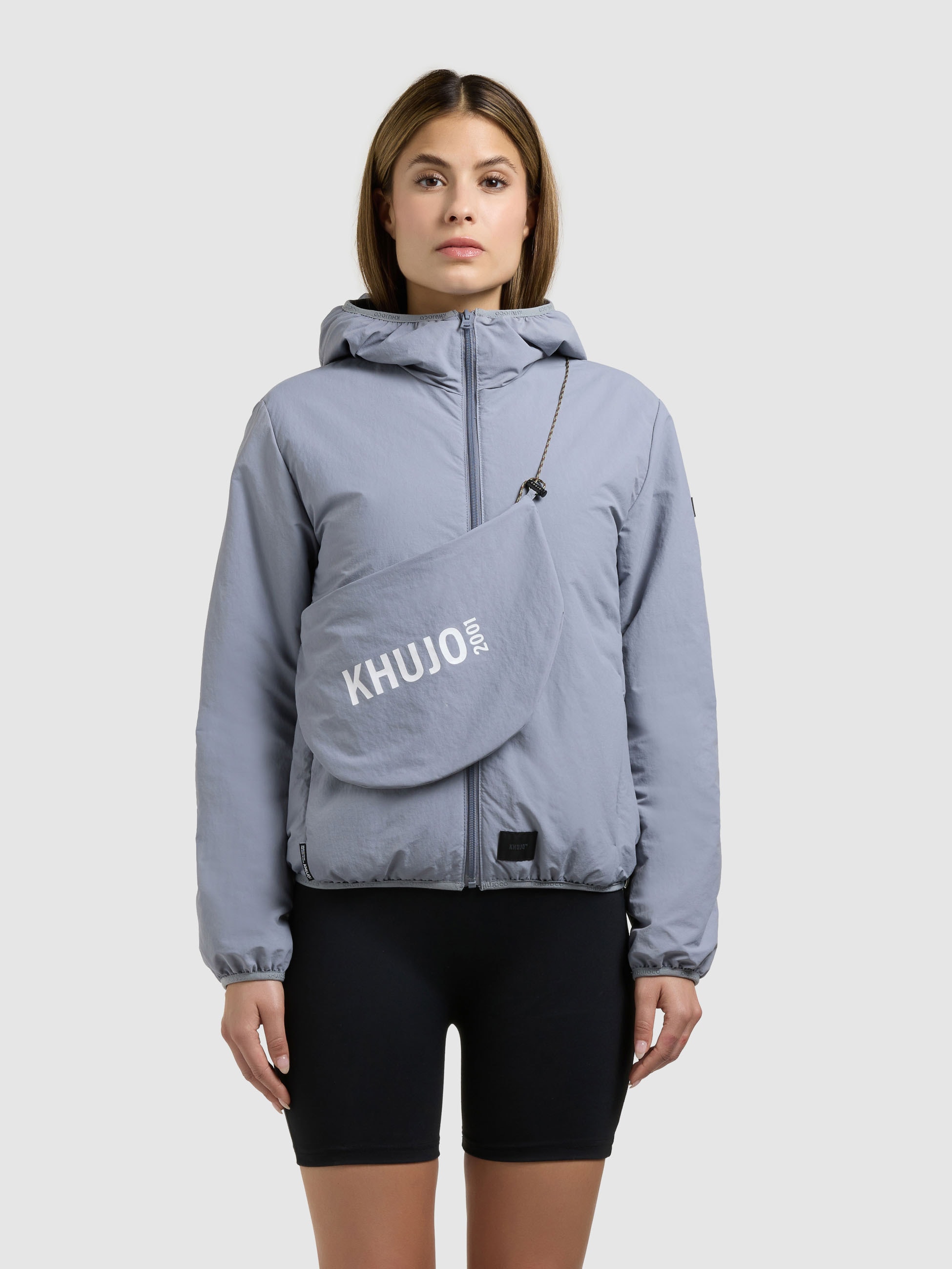 khujo Blouson "SHELLY2 WITH BAG" mit Kapuze