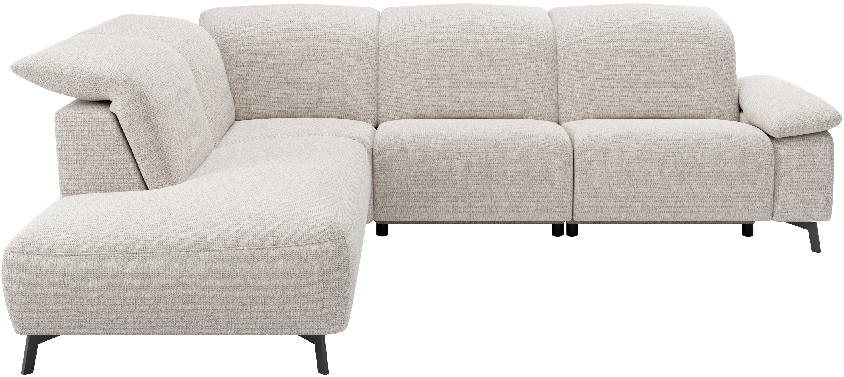 Musterring Ecksofa "MR 370, intelligenter Komfort im modernen Design" Optionale Relaxfunktion, flexible Kopfteile & klappbare Armlehnen