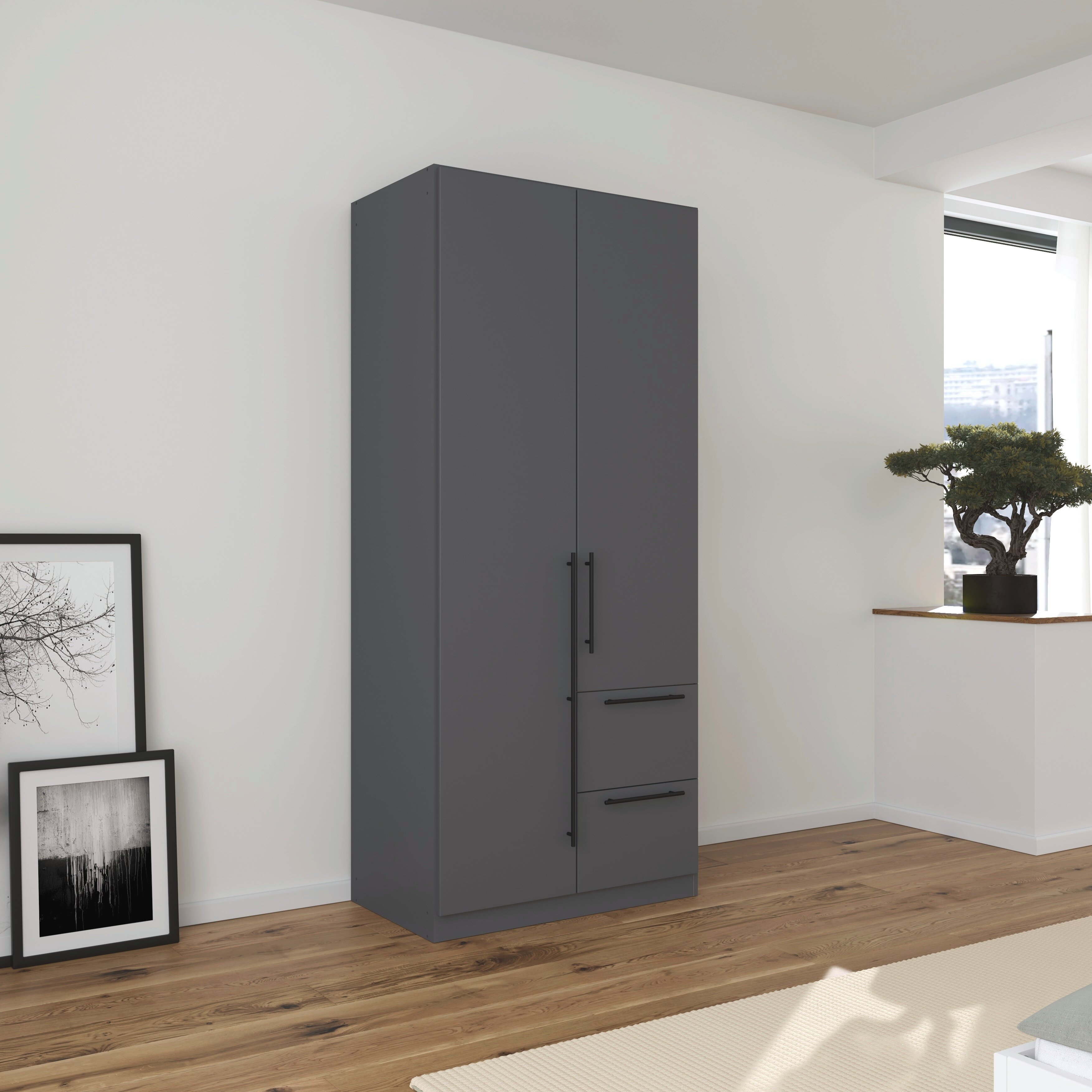 Thumbnail - rauch Kleiderschrank "Drehtürenschrank Schrank Garderobe Wäscheschrank Schlafzimmer AVOLA" in 3 verschiedenen Ausstattun...