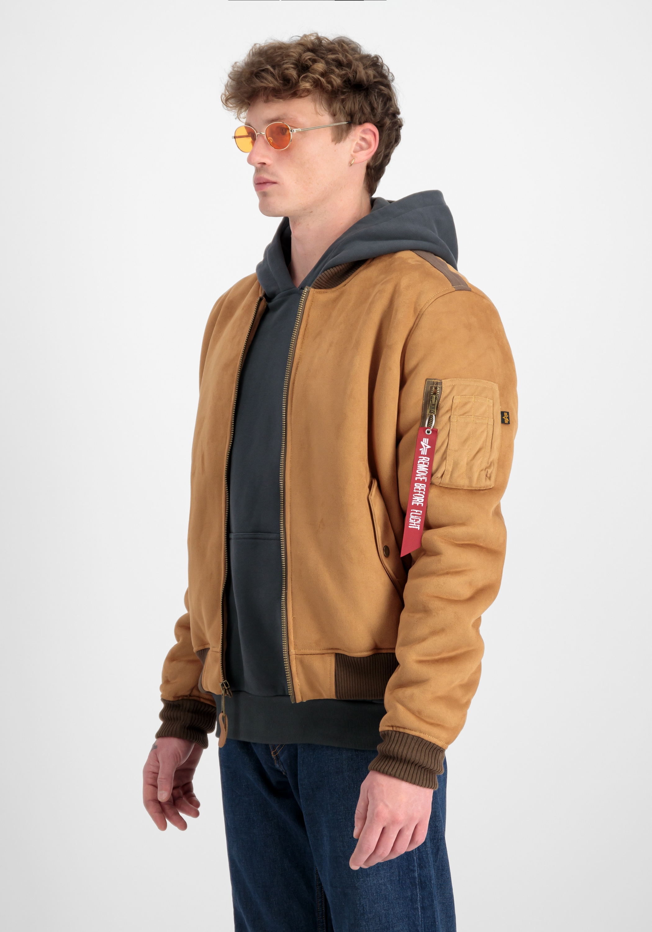 Alpha Industries "MA-1 Faux Suede"