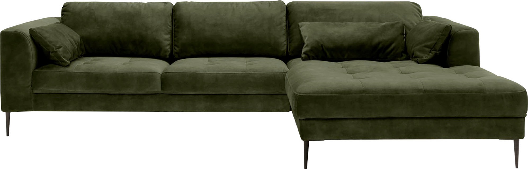TRENDMANUFAKTUR Ecksofa "Luzi, wahlweise mit Schlaffunktion & Bettkasten. L günstig online kaufen