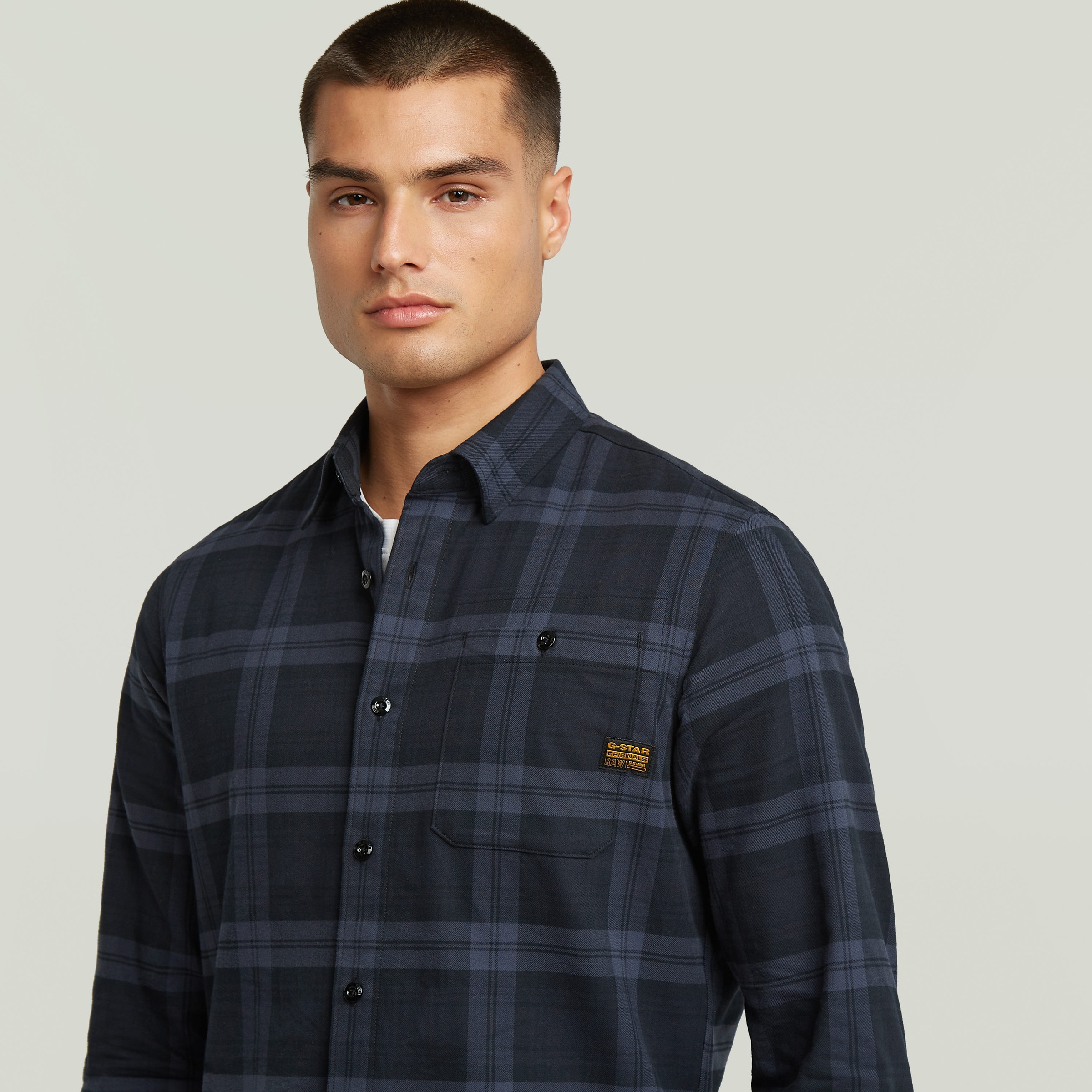 G-STAR Langarmhemd »Bristum 2.0 Slim Shirt«, Slim Fit, in regulärer Länge