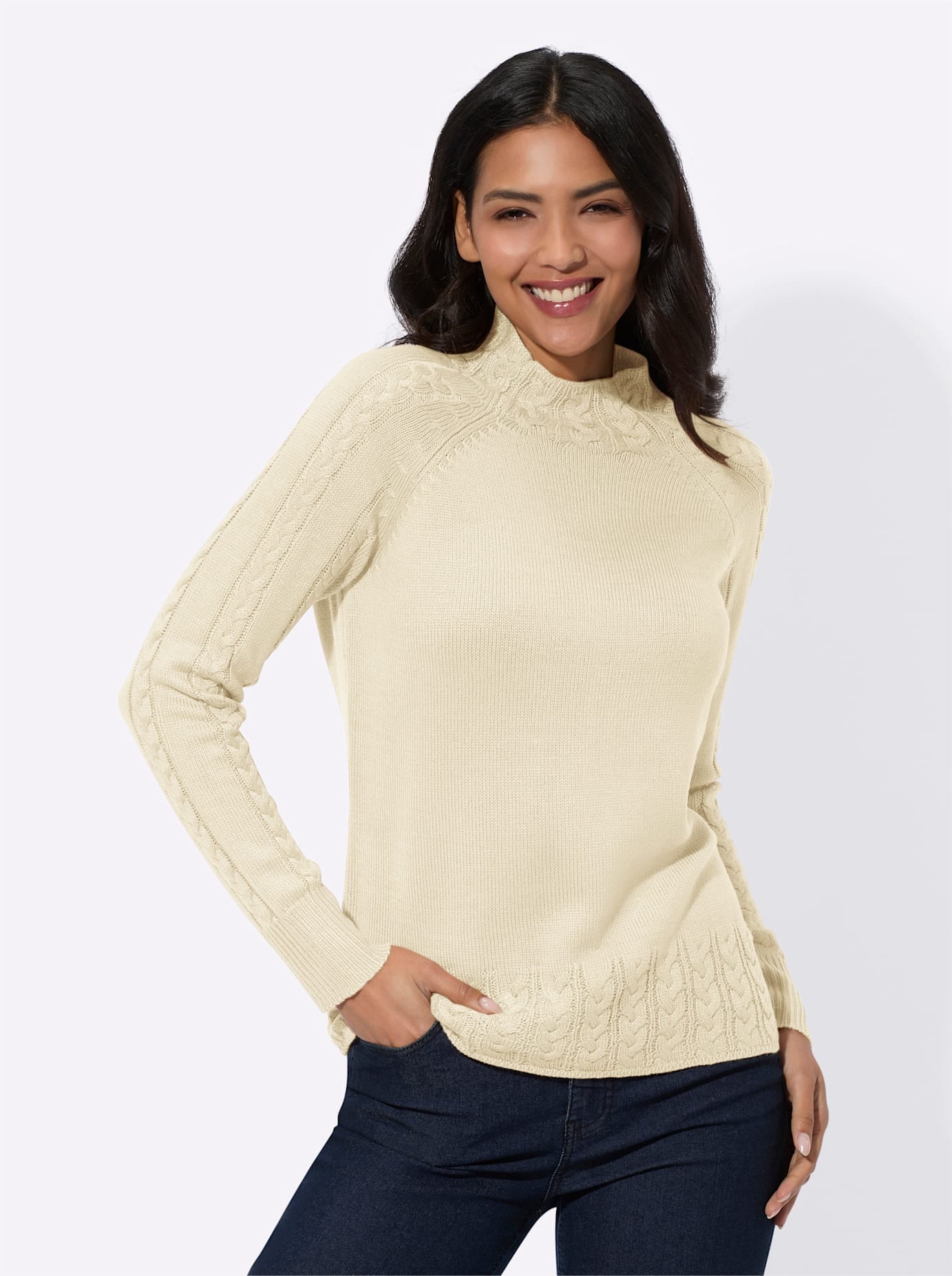 Classic Basics "Stehkragen-Pullover"