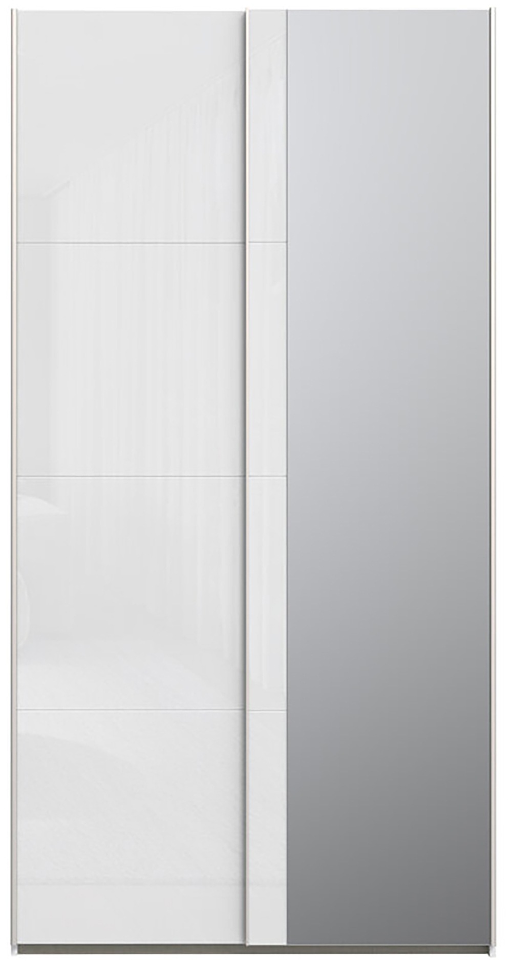 FORTE Schwebetürenschrank, Höhe 2,35 mtr, stehende Montage, Spiegel günstig online kaufen