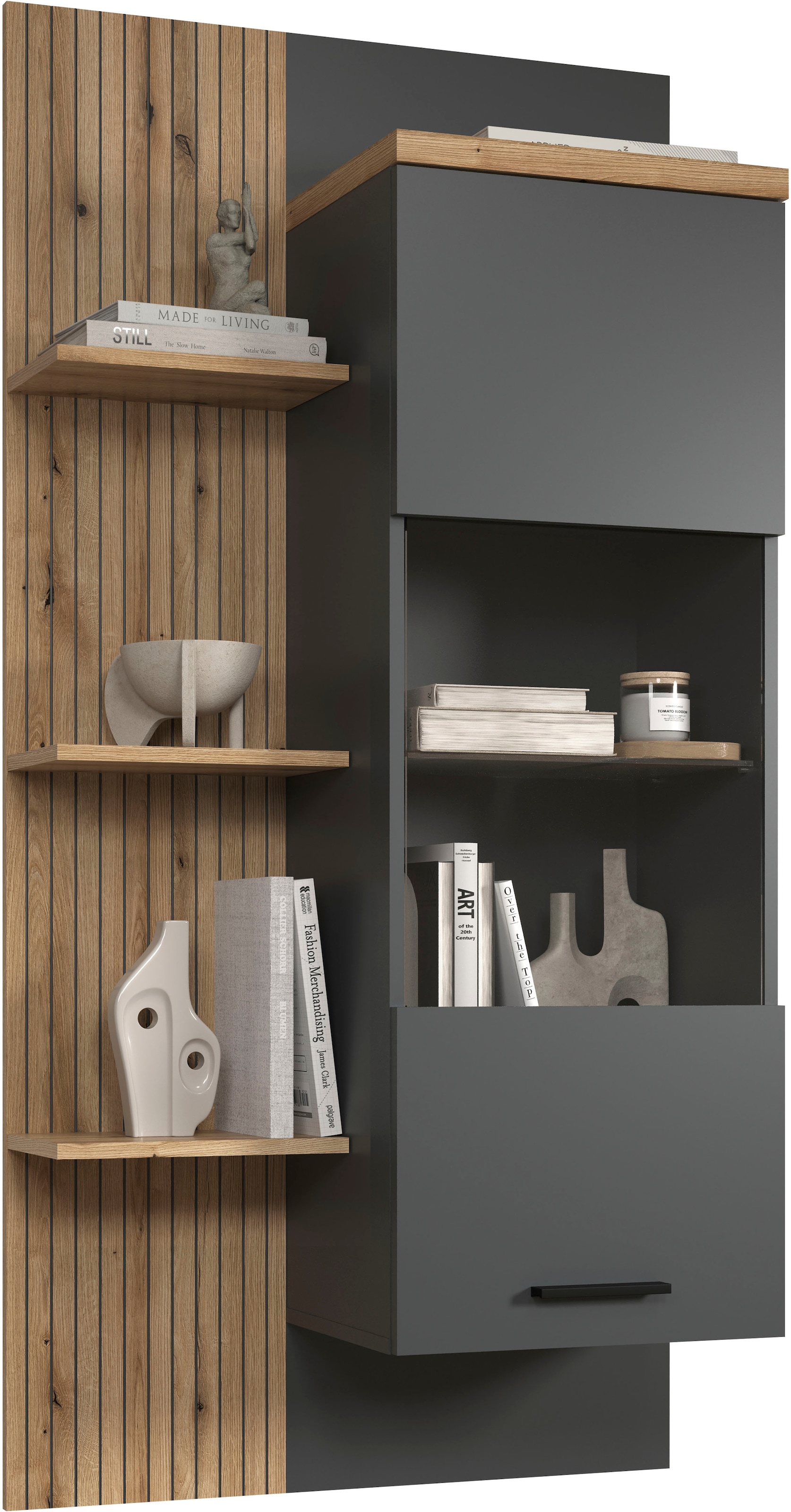 Home affaire Hängevitrine "Bajo" 1 Stk. tlg. Hängeschrank mit 1 Tür & 1 Gla günstig online kaufen