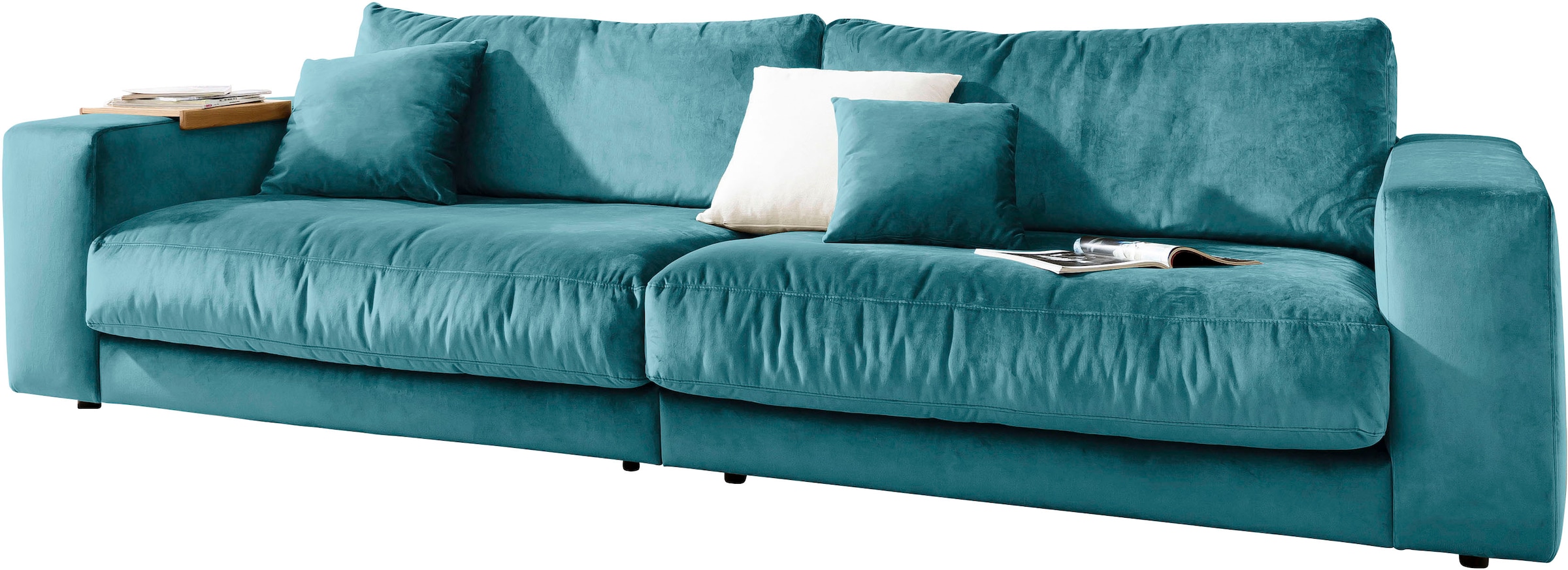 3C Candy Big-Sofa "Enisa II", incl. 1 Flatterkissen, Wahlweise mit Flecken-Schutz-Bezug Easy care