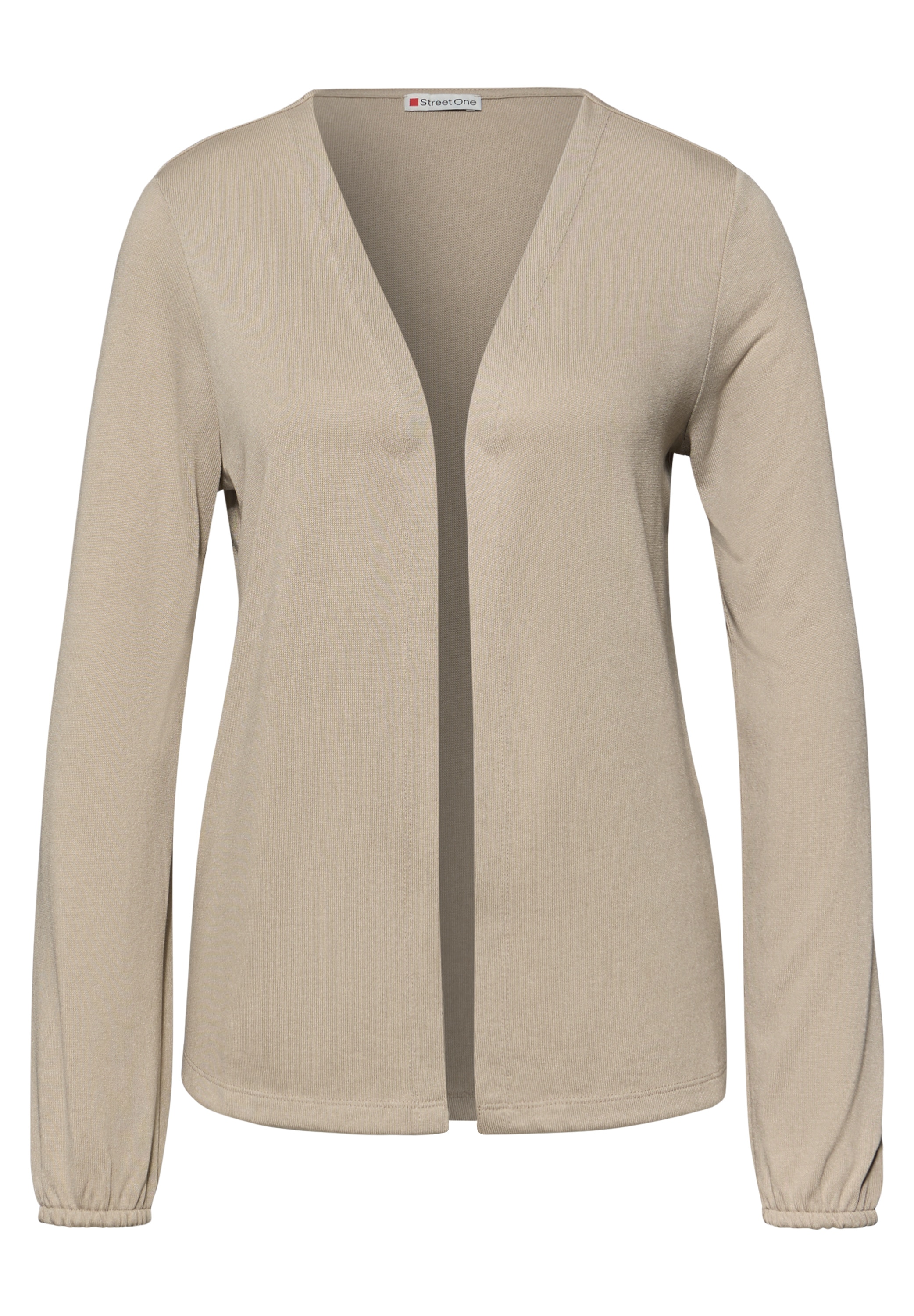 STREET ONE Cardigan bestehend aus einem Materialmix