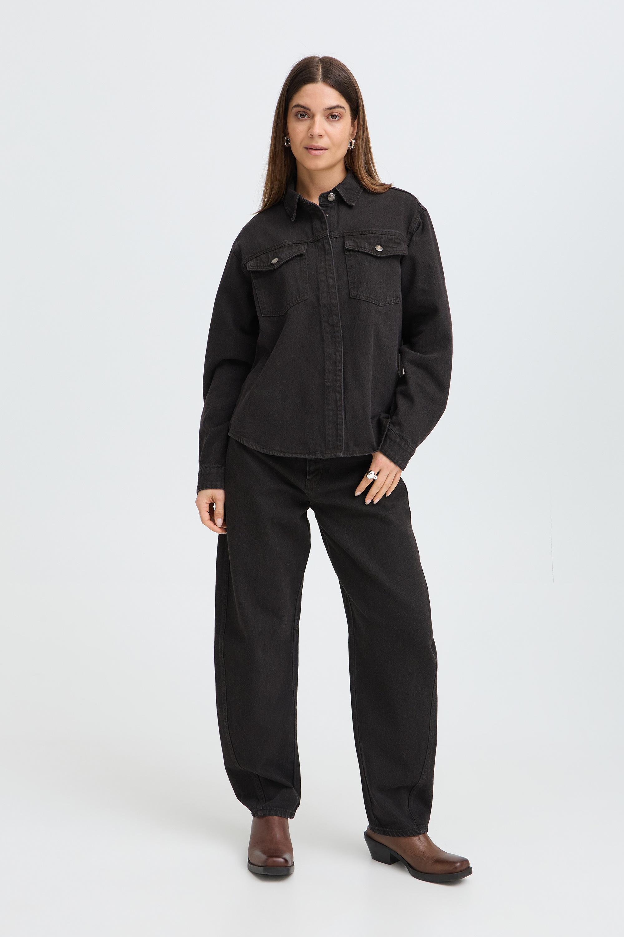 Pulz Jeans Langarmhemd »Damen Langarm PZDORIT«