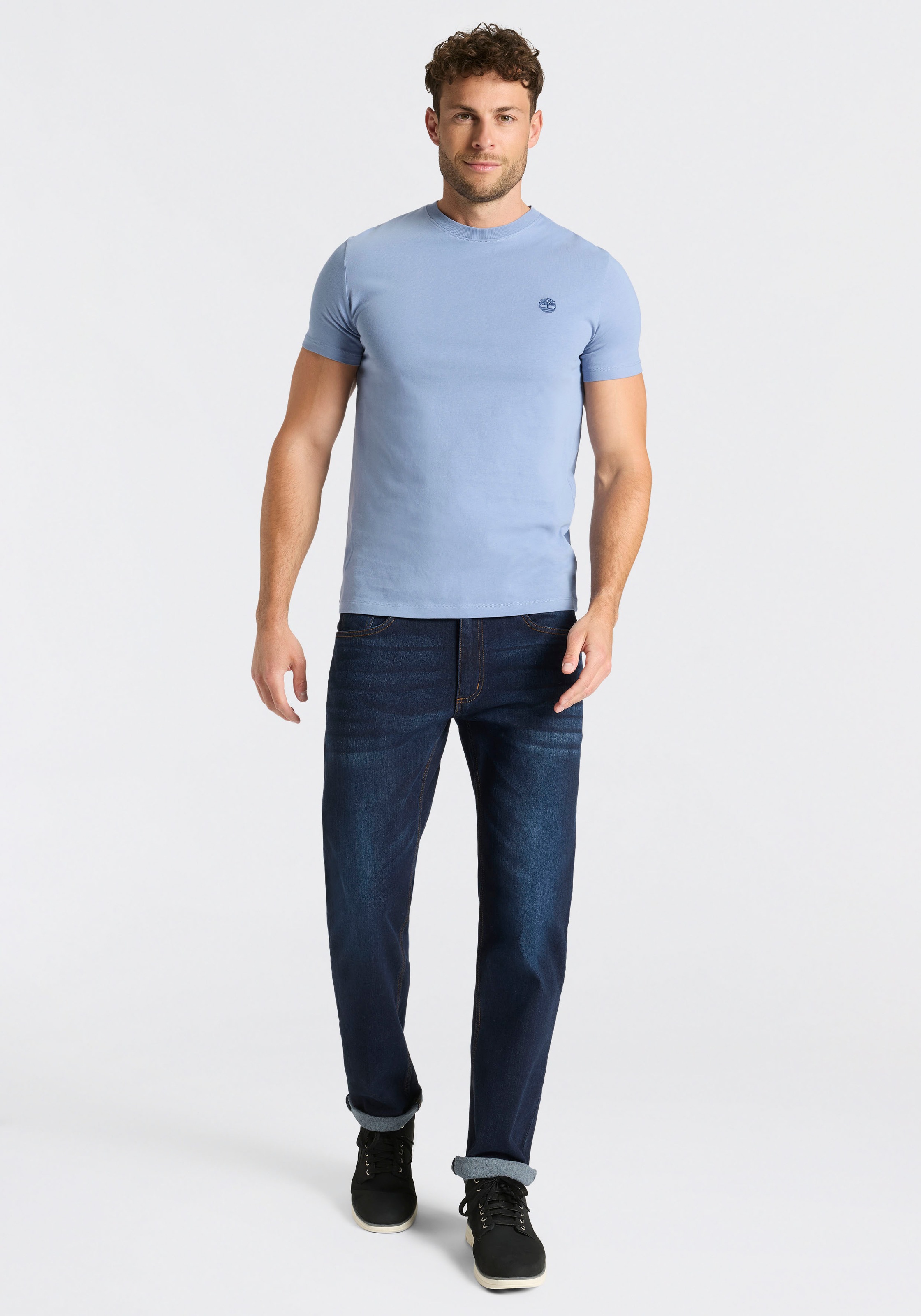 Timberland T-shirt à Manches Courtes Dunstan River Stone Wash / Stone Wash 2XL Homme 4
