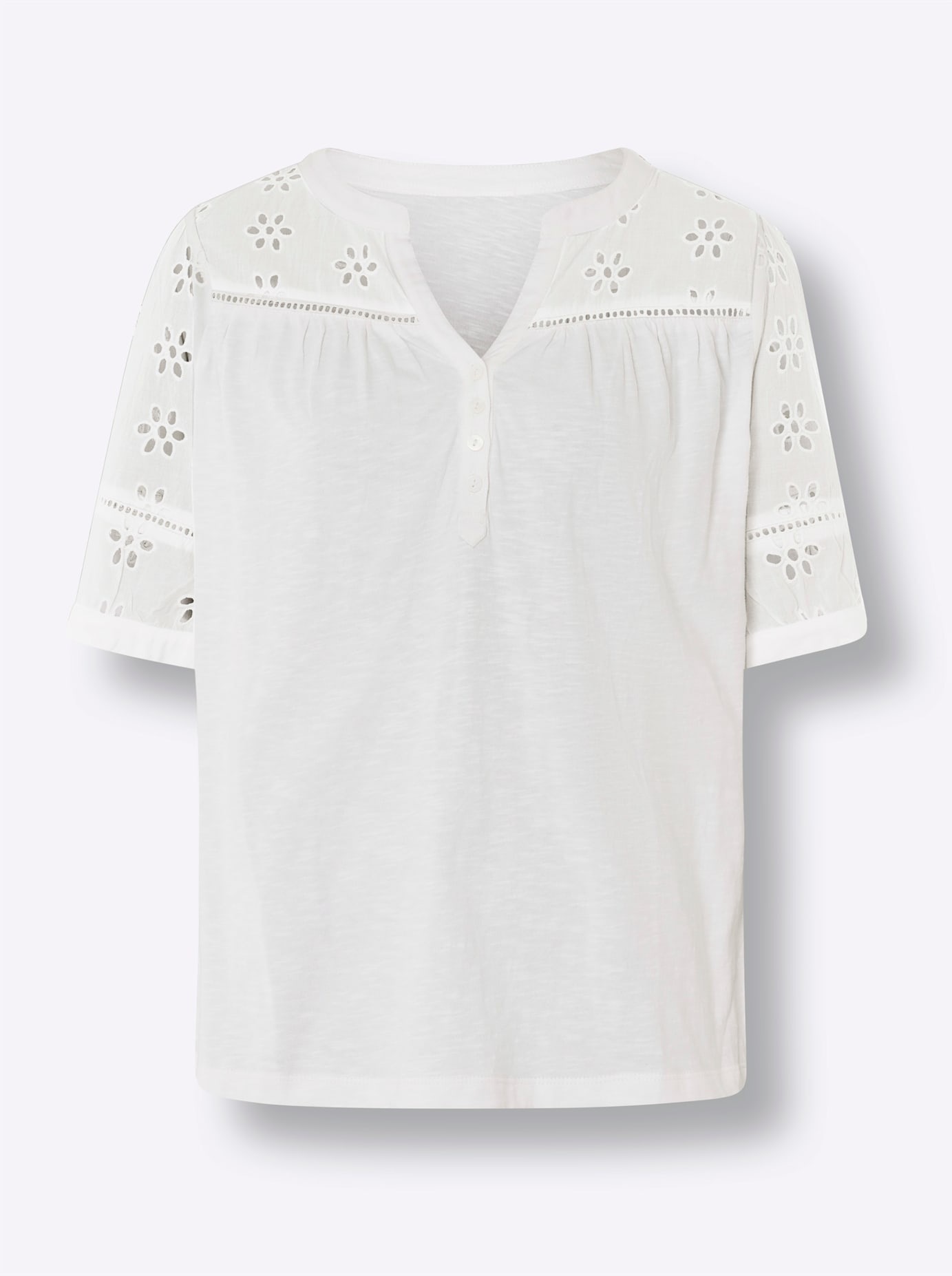 heine Spitzenshirt »Blusenshirt«, (1 tlg.)