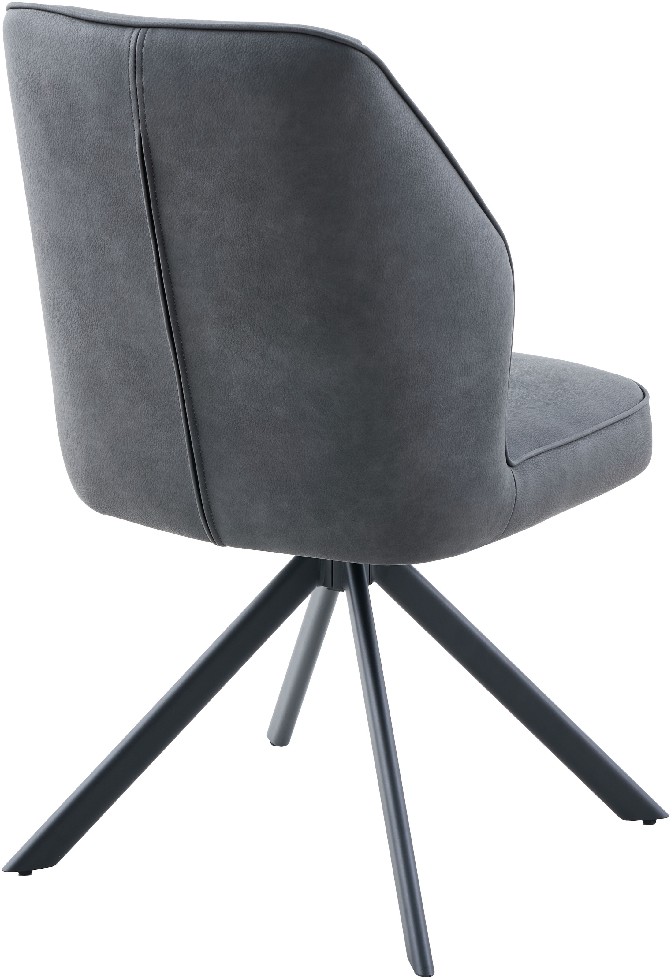 HELA 4-Fußstuhl »PRIZZI« (Set) 2 Stk.4-Fuß, 360° drehbar, Gestell oval, gepolstert, Lederoptik