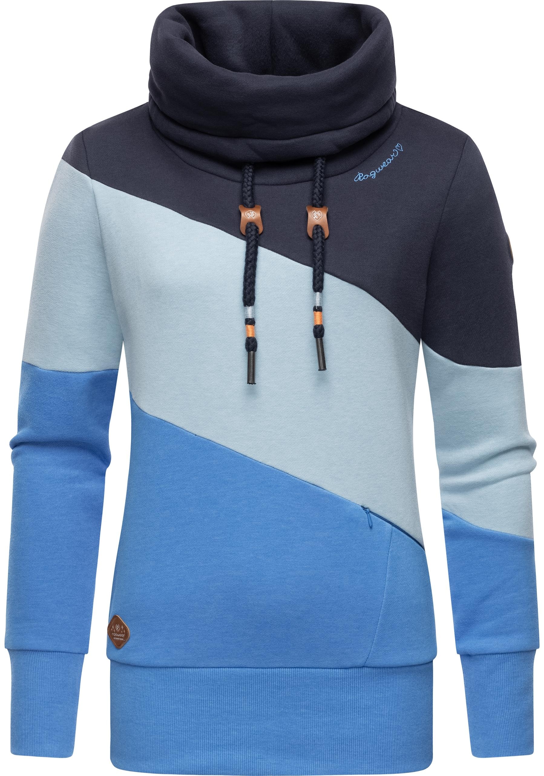 Sweatshirt »Rumika«, modischer Longsleeve Pullover mit Schlauchkragen