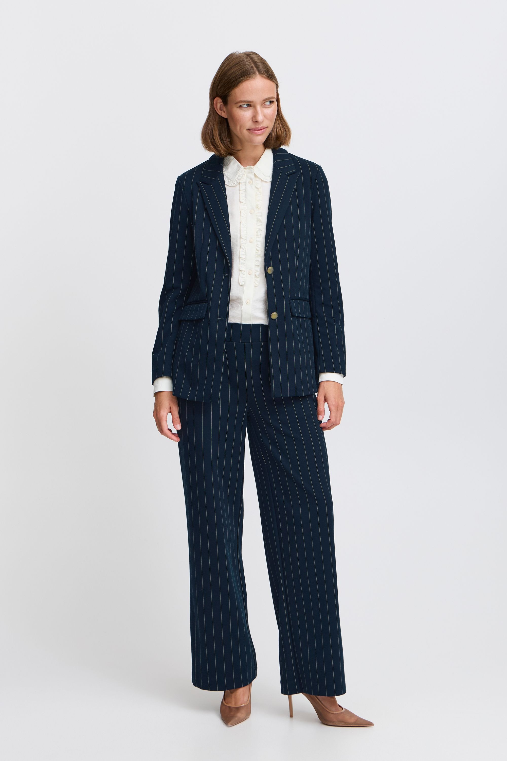 b.young Stoffhose "Stoffhose BYROWAN STRIPE PANTS -" günstig online kaufen