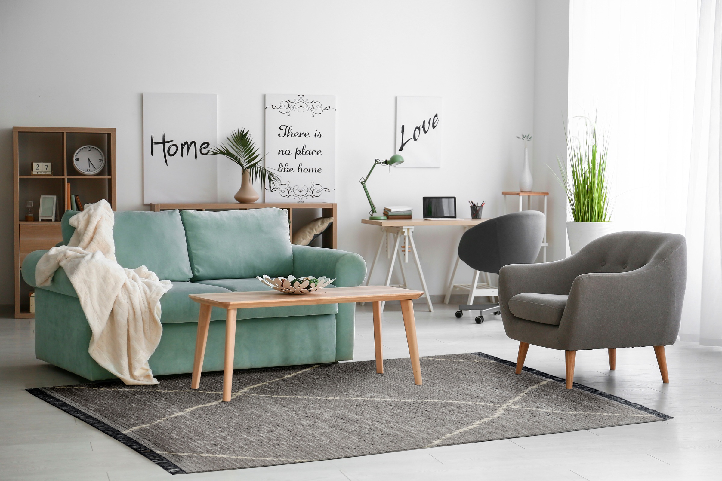 LUXOR living Teppich »Ovada 2«, rechteckig, 25 mm Höhe, modernes Rauten Design, mit Fransen
