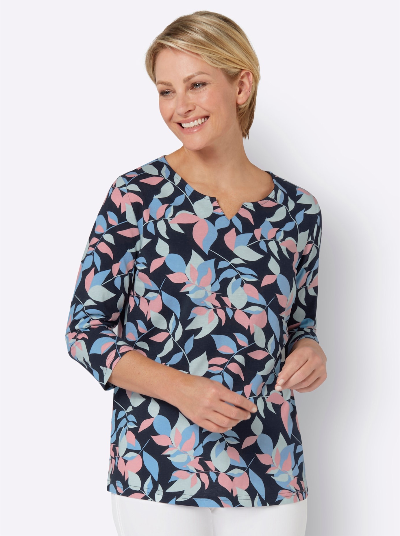 Classic Basics 3/4-Arm-Shirt "3/4-Arm-Shirt" 1 Stk. tlg. günstig online kaufen