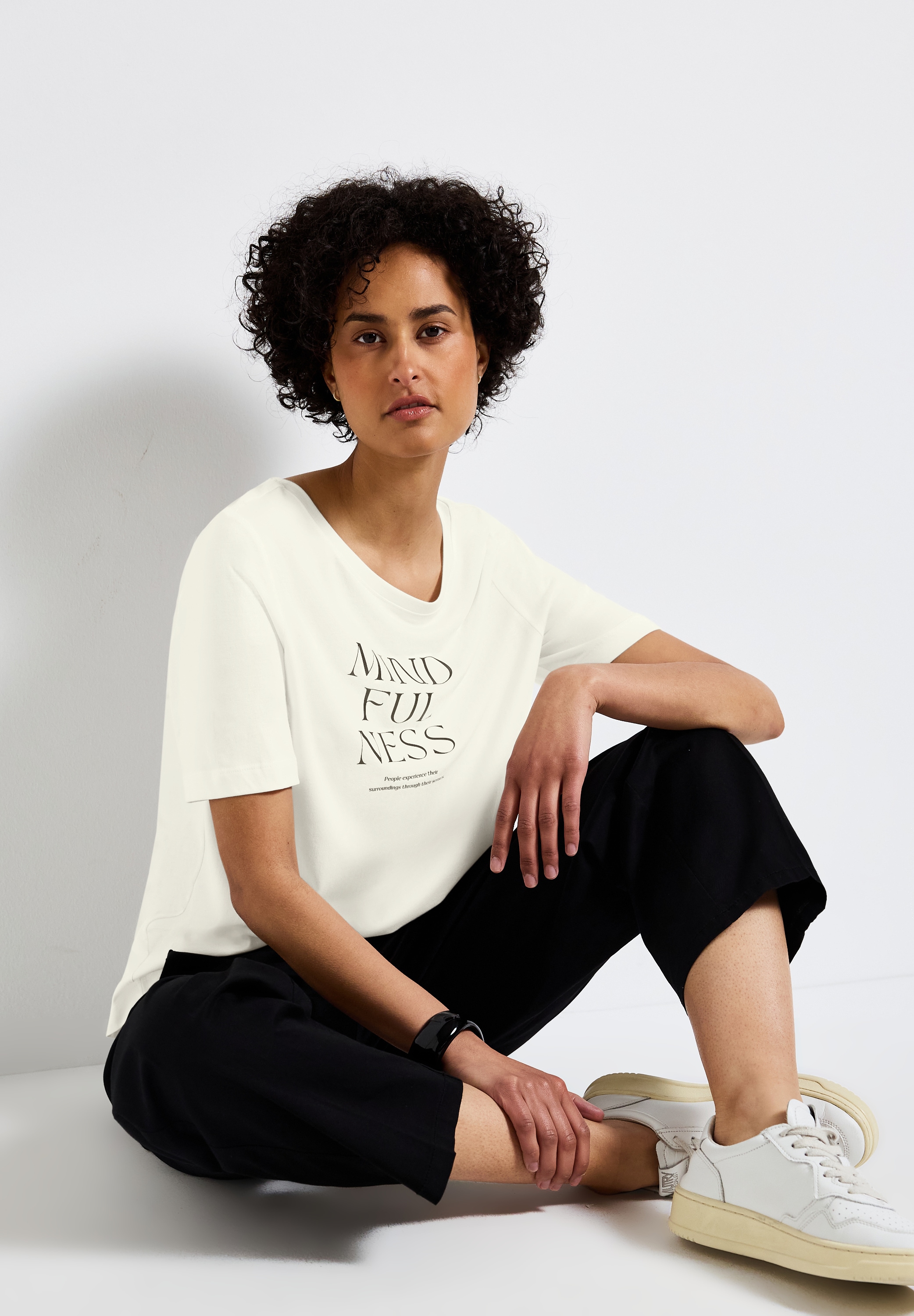 STREET ONE T-Shirt, mit Schriftzug