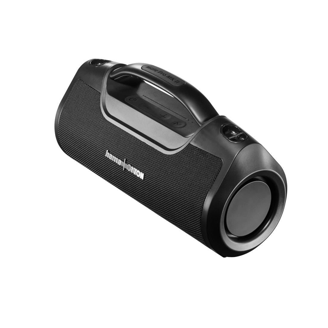 HAMA Bluetooth-Lautsprecher "Bluetooth-Lautsprecher 60W (App, Party Box wasserfest IPX6, PowerPack)", B:31cm H:17,2cm T:12cm, schwarz, Lautsprecher,