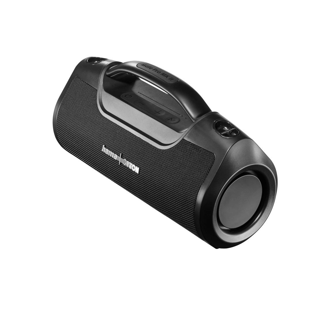 HAMA Bluetooth-Lautsprecher "Bluetooth-Lautsprecher 60W (App, Party Box wasserfest IPX6, PowerPack)", B:31cm H:17,2cm T:12cmschwarz, Lautsprecher,