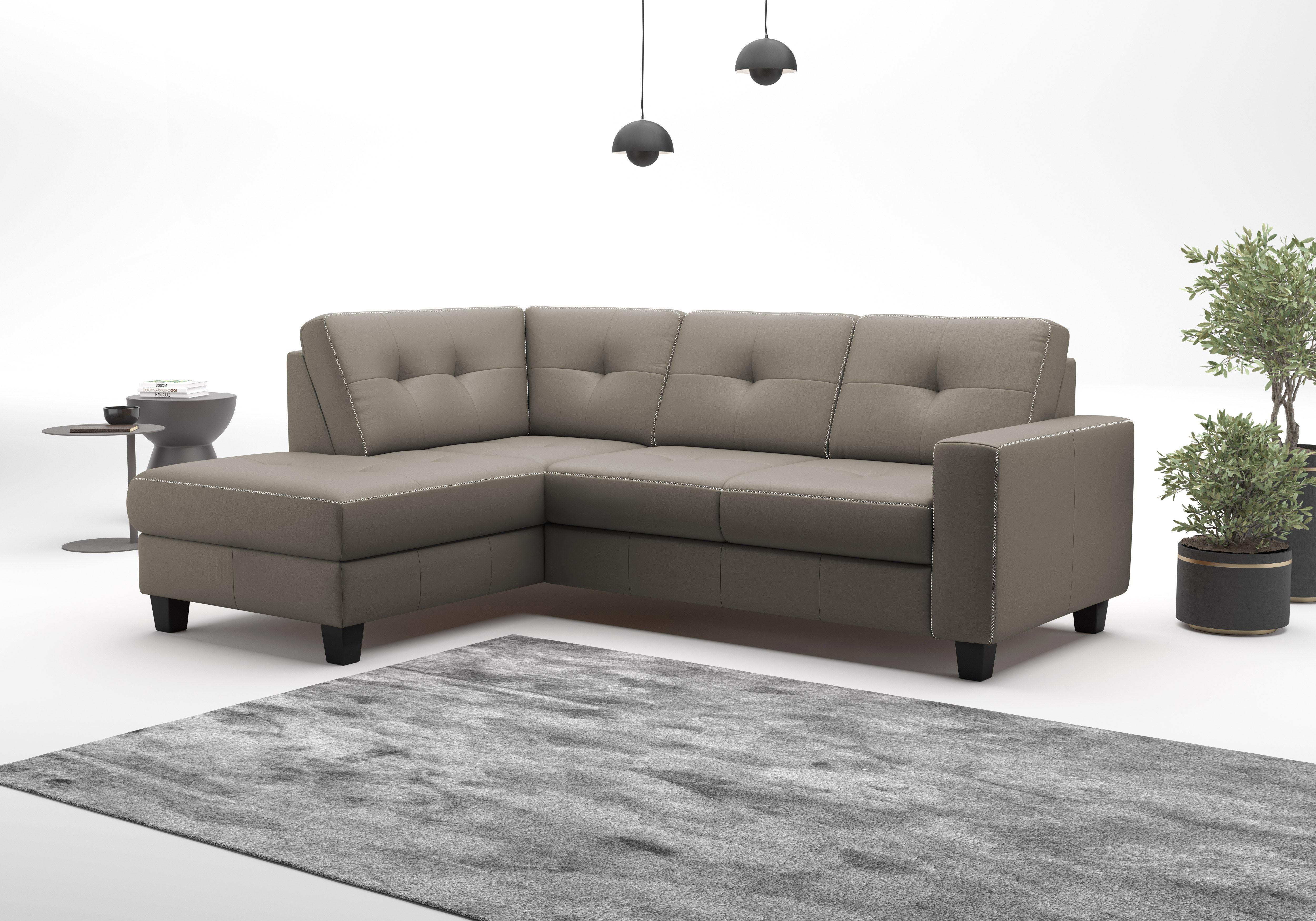 OTTO home Ecksofa "Varese" wahlweise mit Schlaffunktion und Bettkasten