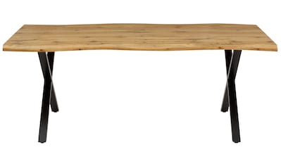 Esstisch »GRETA«, Baumkantentisch (Nachb.), versch. Größen, 46mm Stärke, Küchentisch