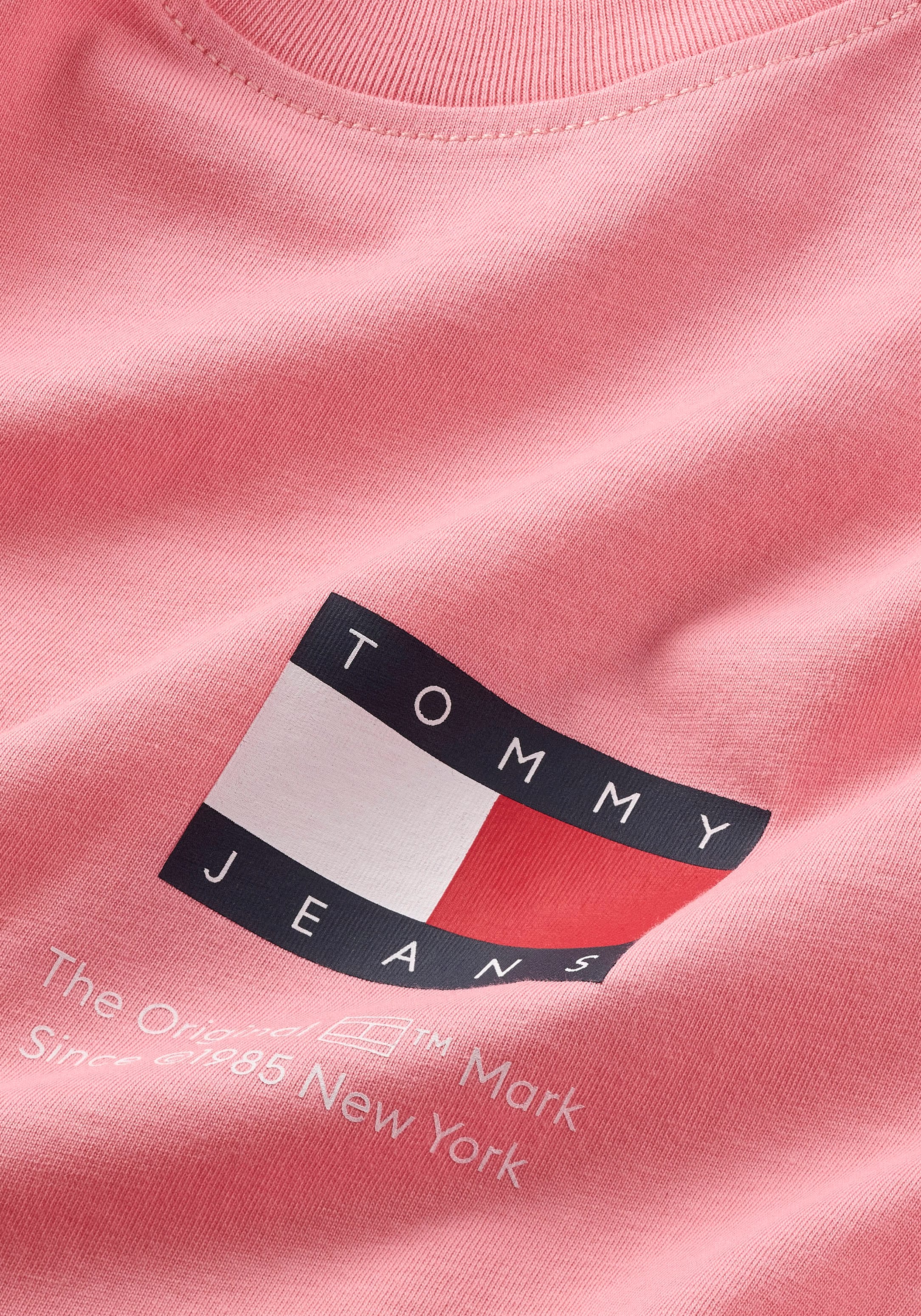 ESSENTIAL SLIM Jeans Tommy »TJM T-Shirt BAUR EXT«, | für TEE FLAG mit Rundhalsausschnitt ▷