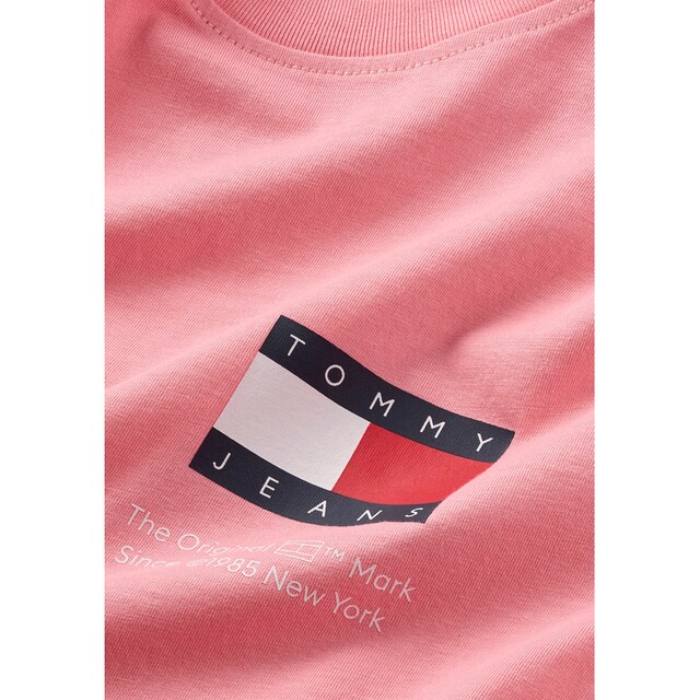 Tommy Jeans T-Shirt »TJM SLIM ESSENTIAL FLAG TEE EXT«, mit  Rundhalsausschnitt ▷ für | BAUR