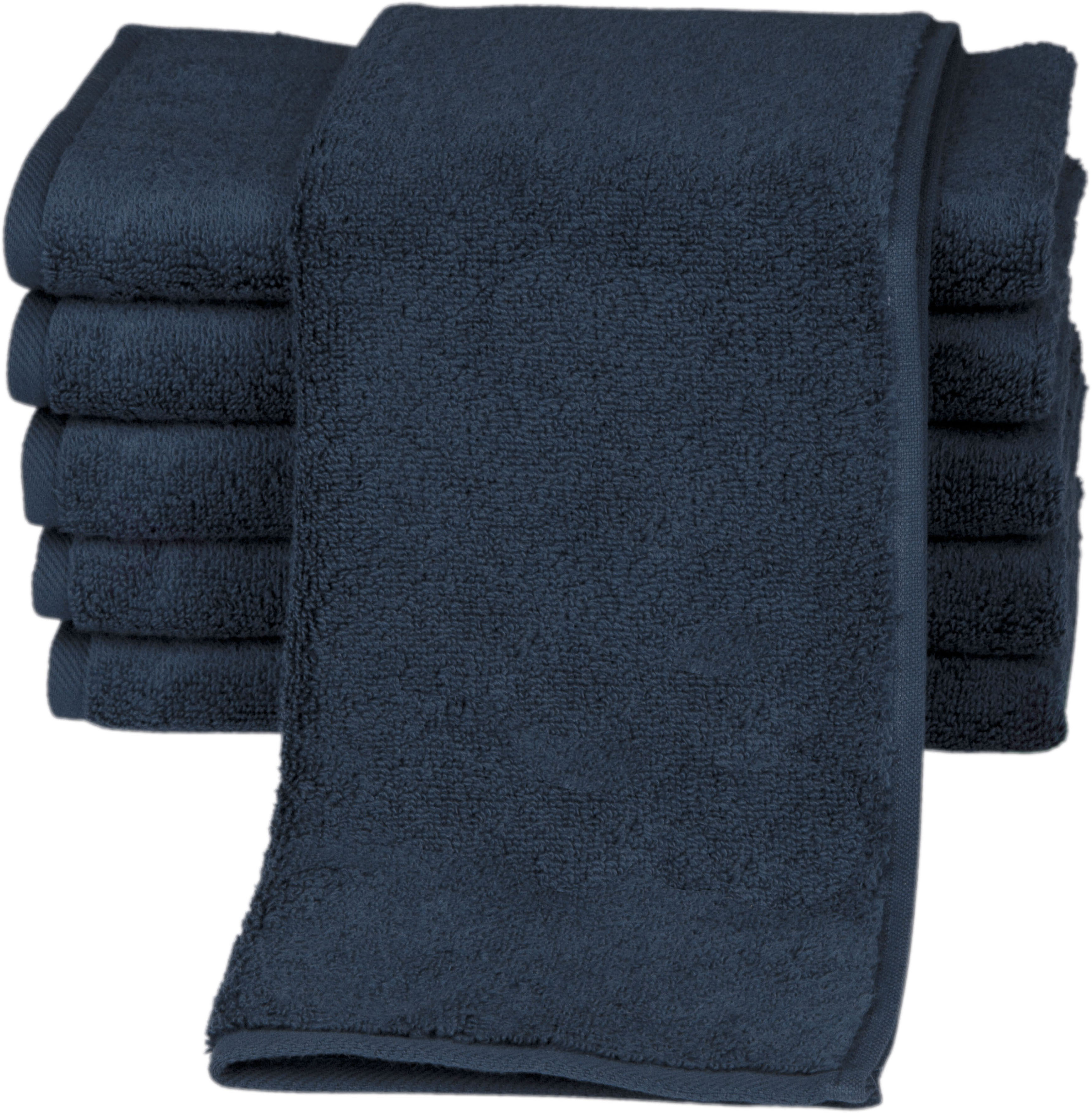 Gästehandtücher ROSS, B:30cm L:50cm, blau, Frottier, Obermaterial: 100% Baumwolle, Handtücher, "Sensual 9000", mit Aloe-Vera-Öl veredelt