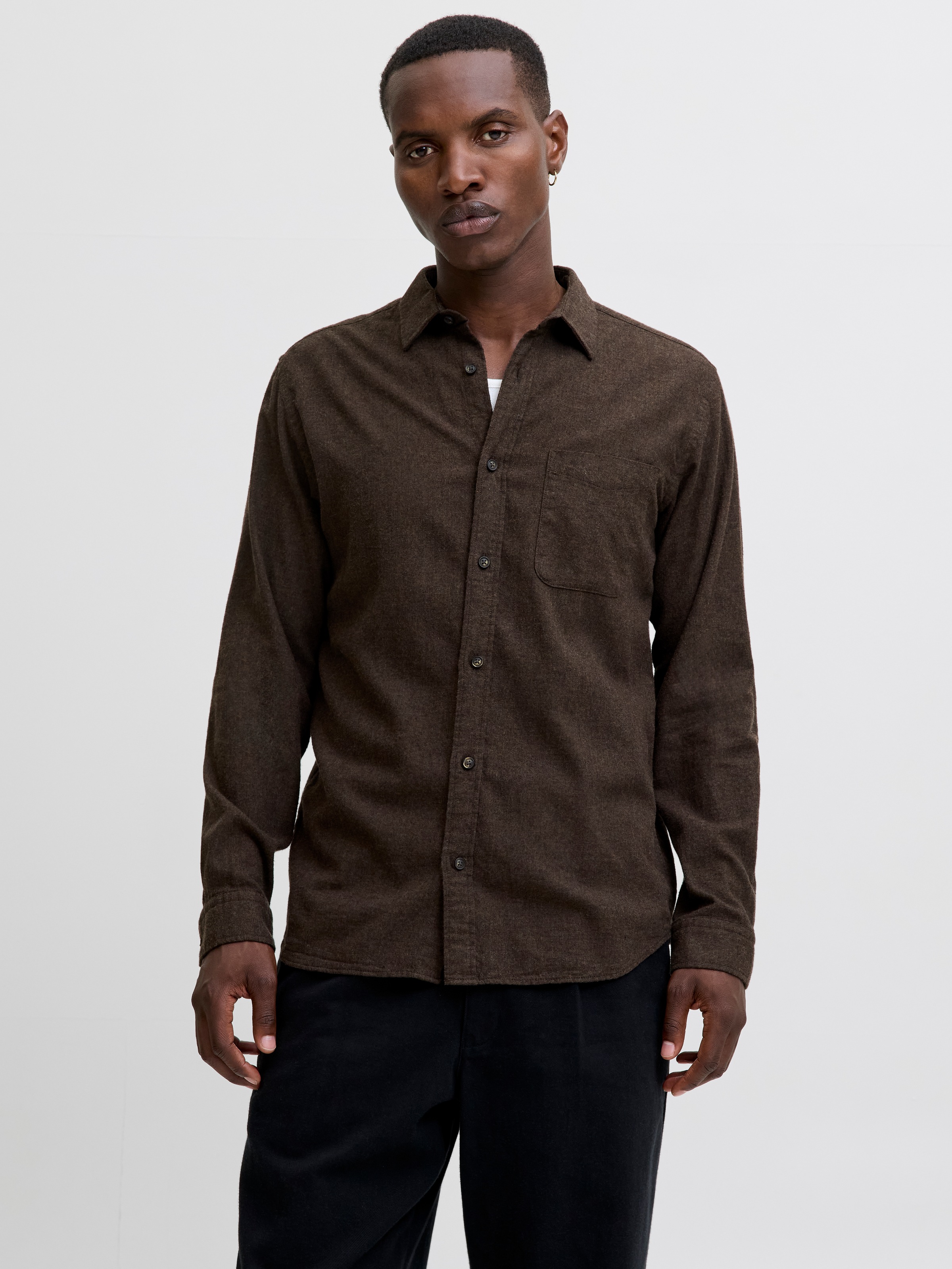 Jack & Jones Langarmhemd "JJECLASSIC MELANGE SHIRT L/S NOOS" günstig online kaufen
