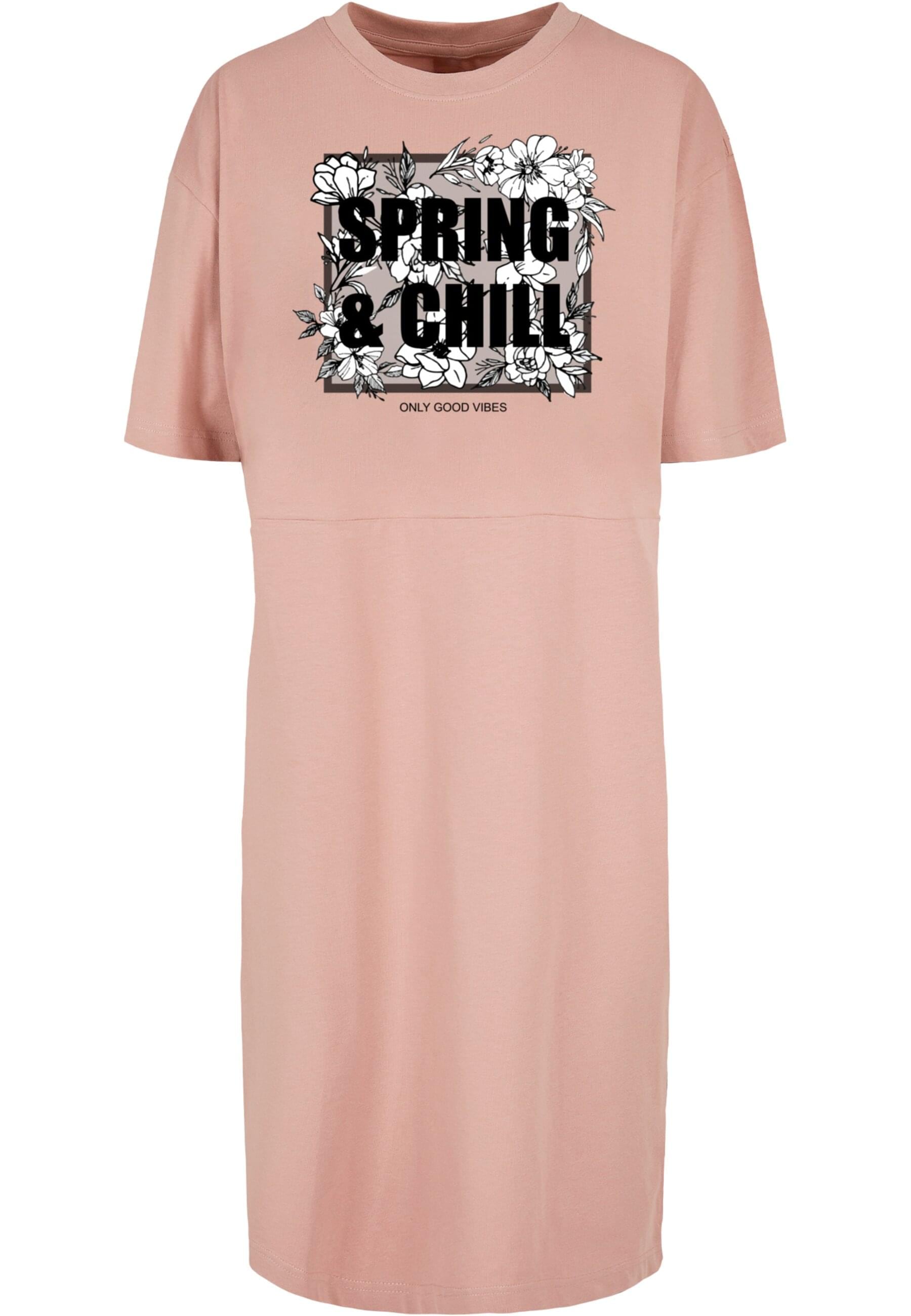Merchcode Shirtkleid "Merchcode Damen Ladies Spring And Chill Oversized Sli günstig online kaufen