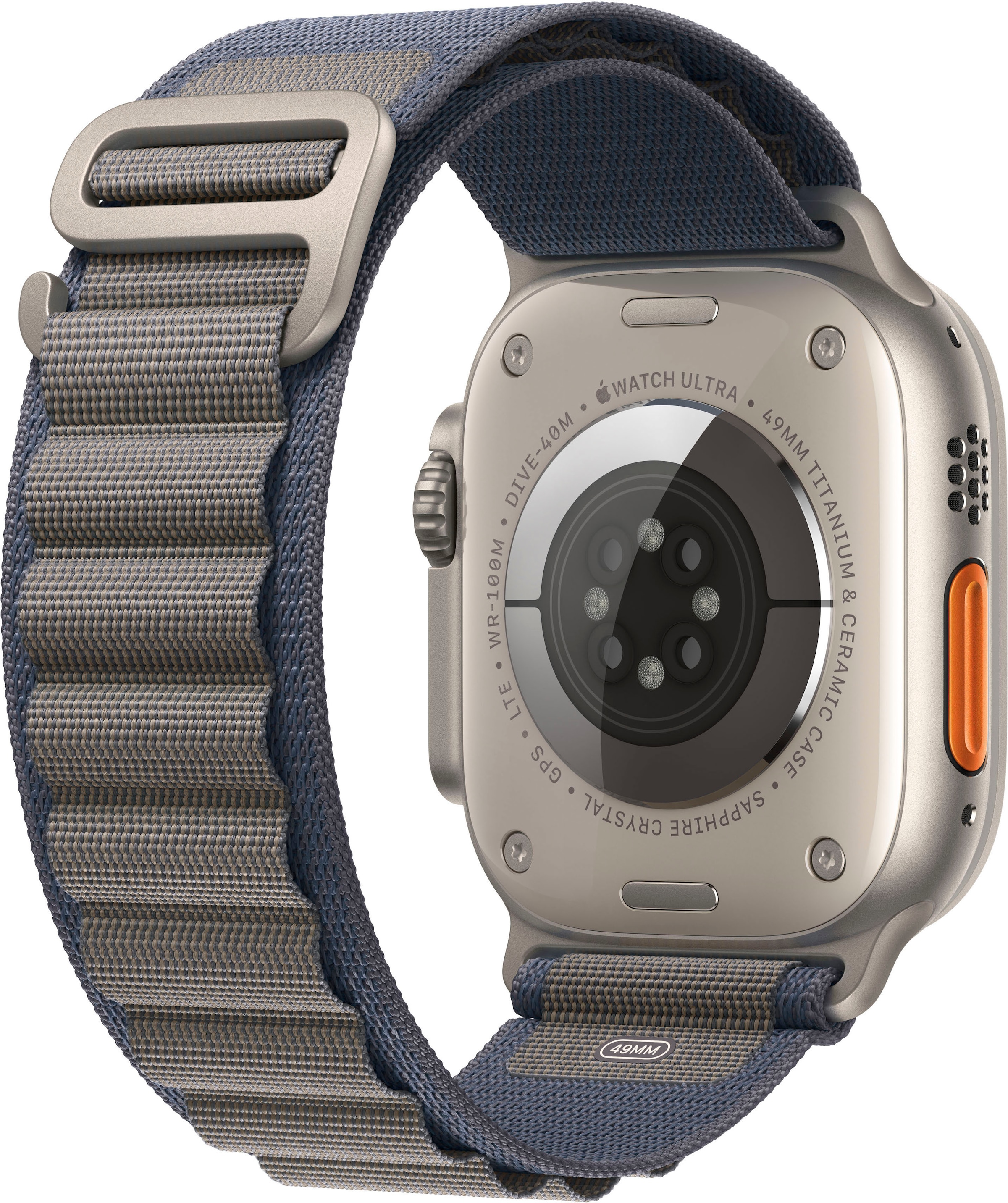 GPS 49 Apple | »Watch BAUR Smartwatch + Small« Cellular Titanium Ultra mm 2