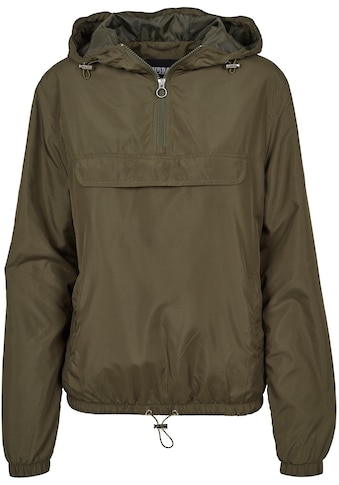 Allwetterjacke »Urban Classics Damen Ladies Basic Pull Over Jacket«, (1 St.), mit Kapuze