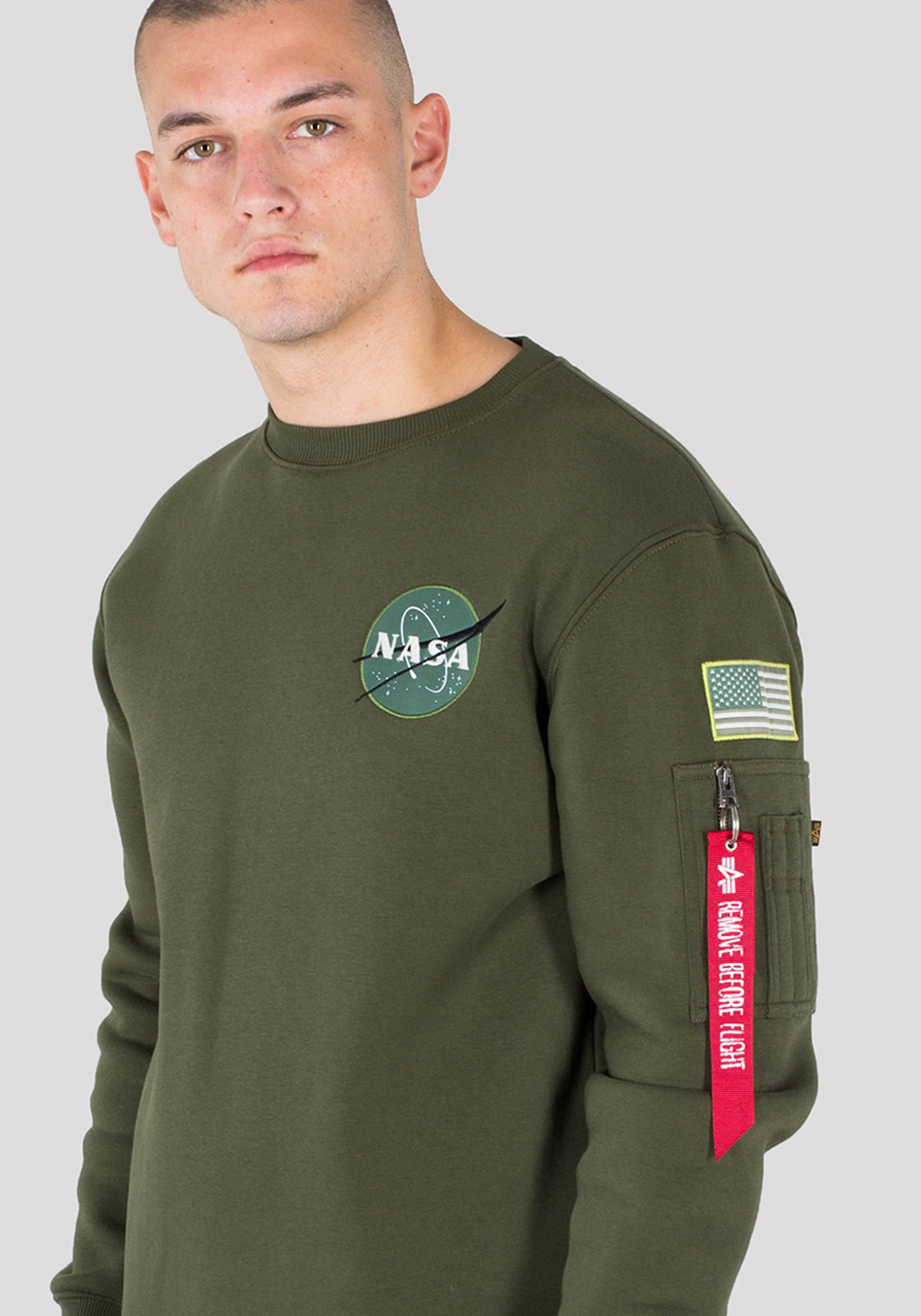 Alpha Industries Sweater »Alpha Industries Men - Sweatshirts Space Shuttle Sweatshirt«