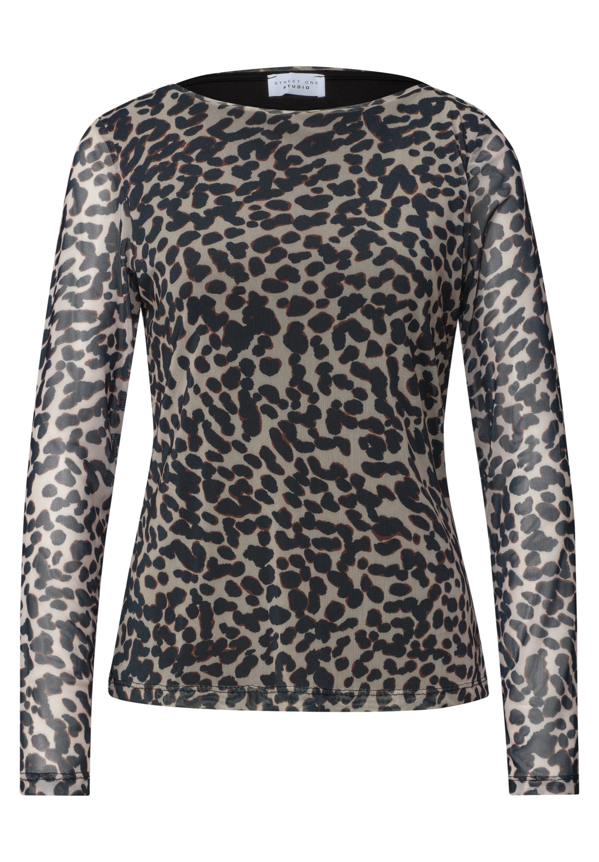 STREET ONE STUDIO Langarmshirt mit allover Print