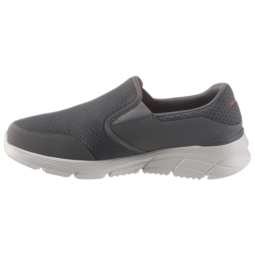 Skechers Slip-On Sneaker »Equalizer 4.0«, Freizeitschuh, Slipper mit Air-Cooled Memory Foam-Ausstattung