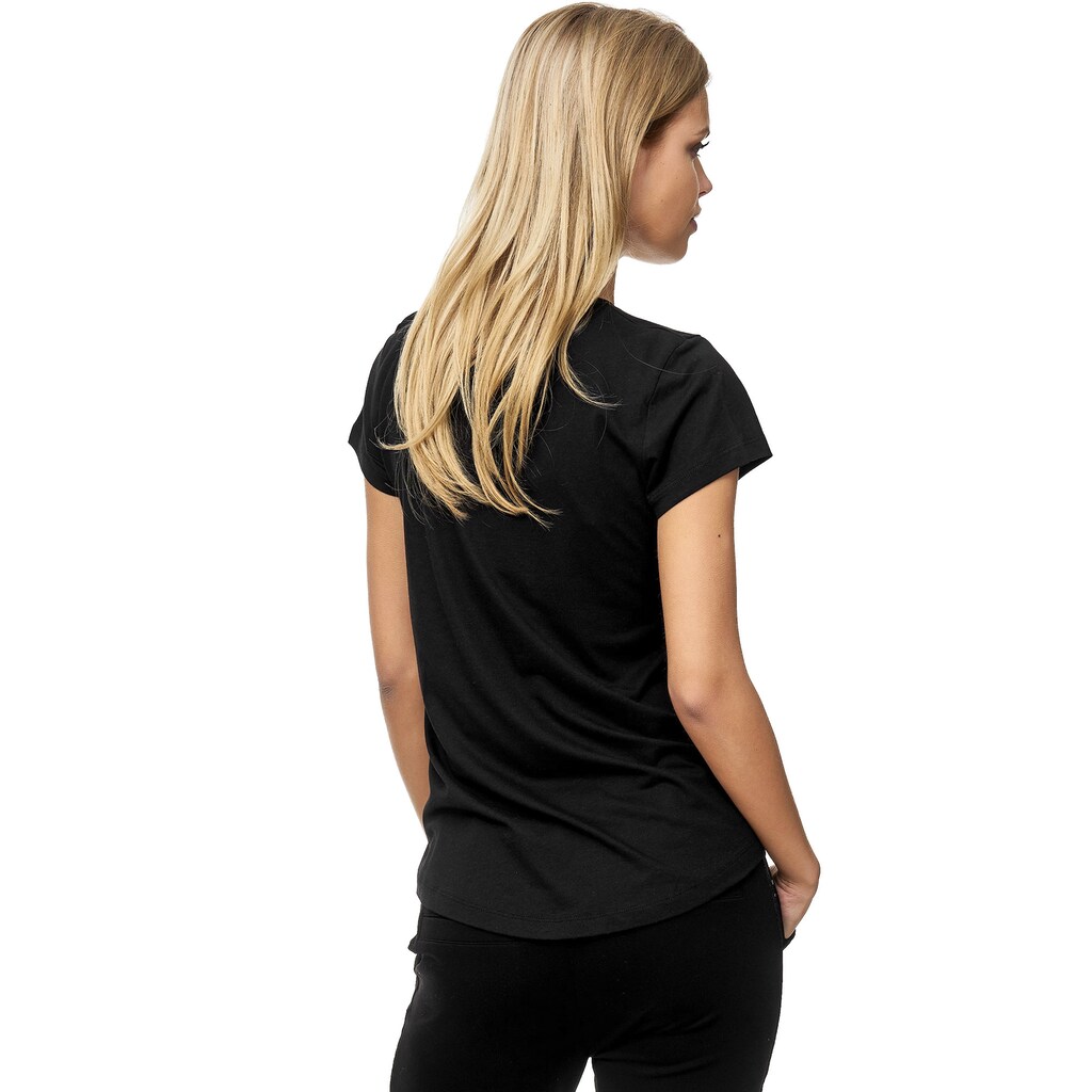 Damenmode Shirts & Sweatshirts Decay T-Shirt, mit Paillettenschriftzug 3027520 schwarz