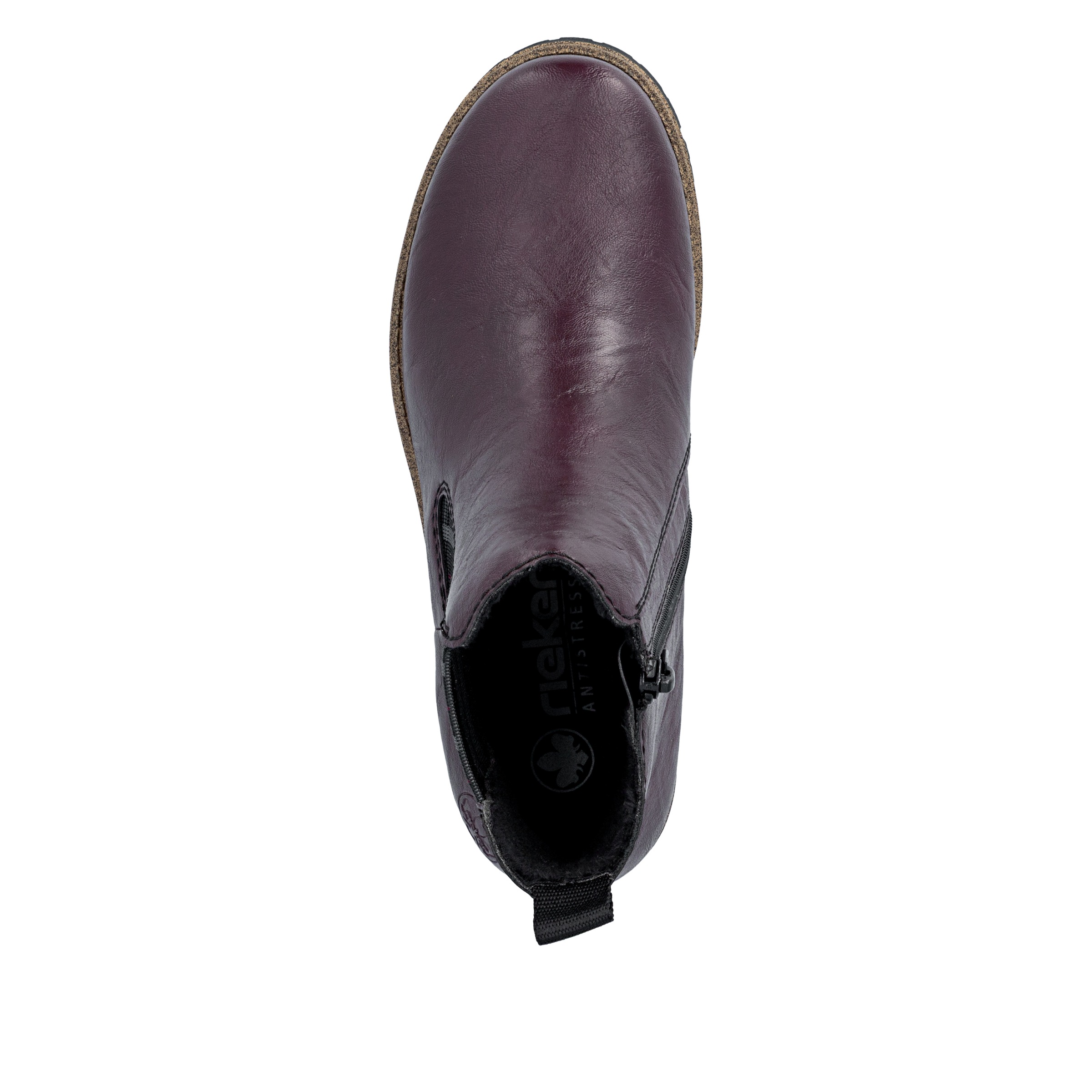Rieker Chelseaboots  Stiefelette, Boots mit kariertem Stretcheinsatz an der Seite