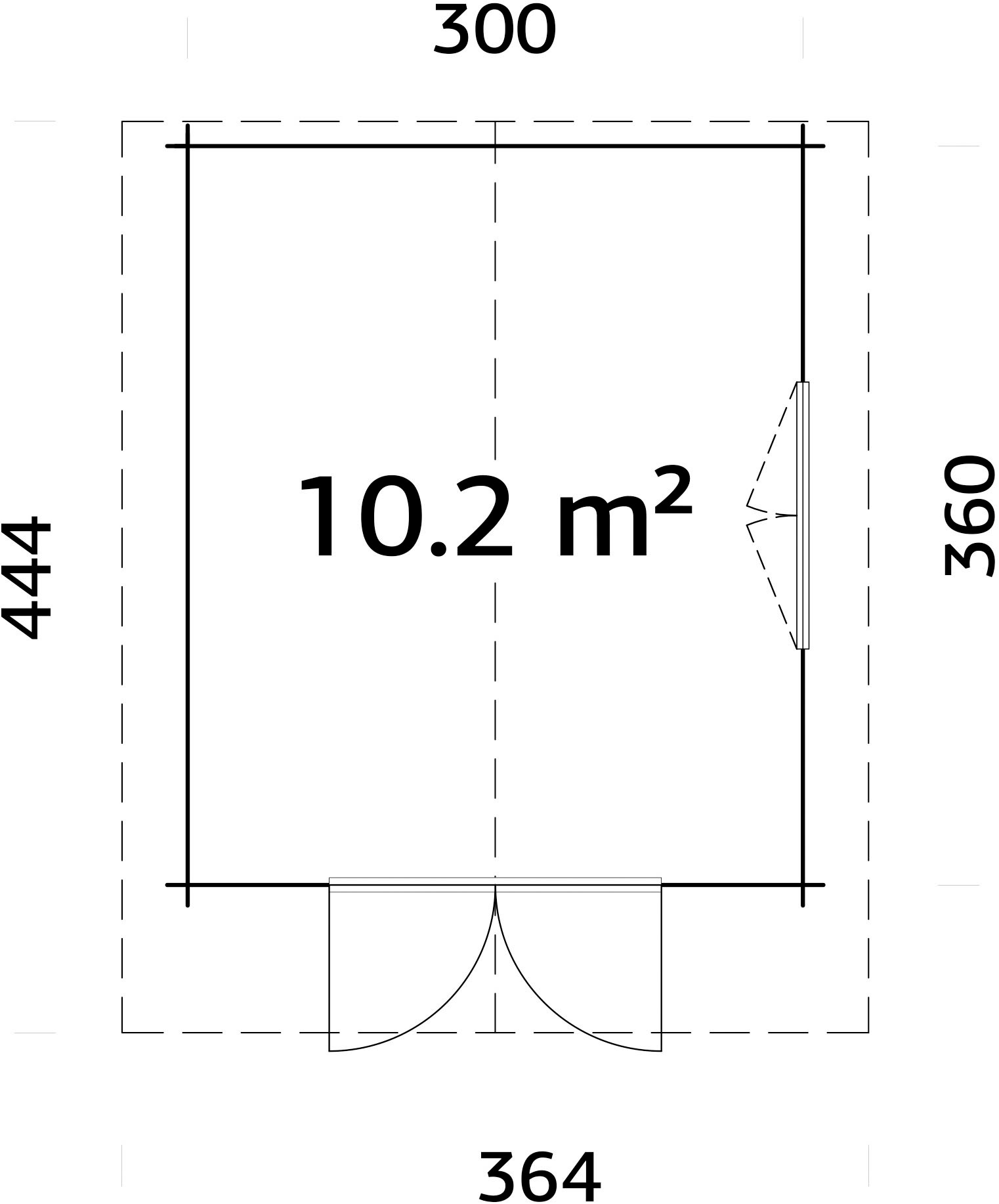Palmako Gartenhaus »Sally« verschiedene Farben