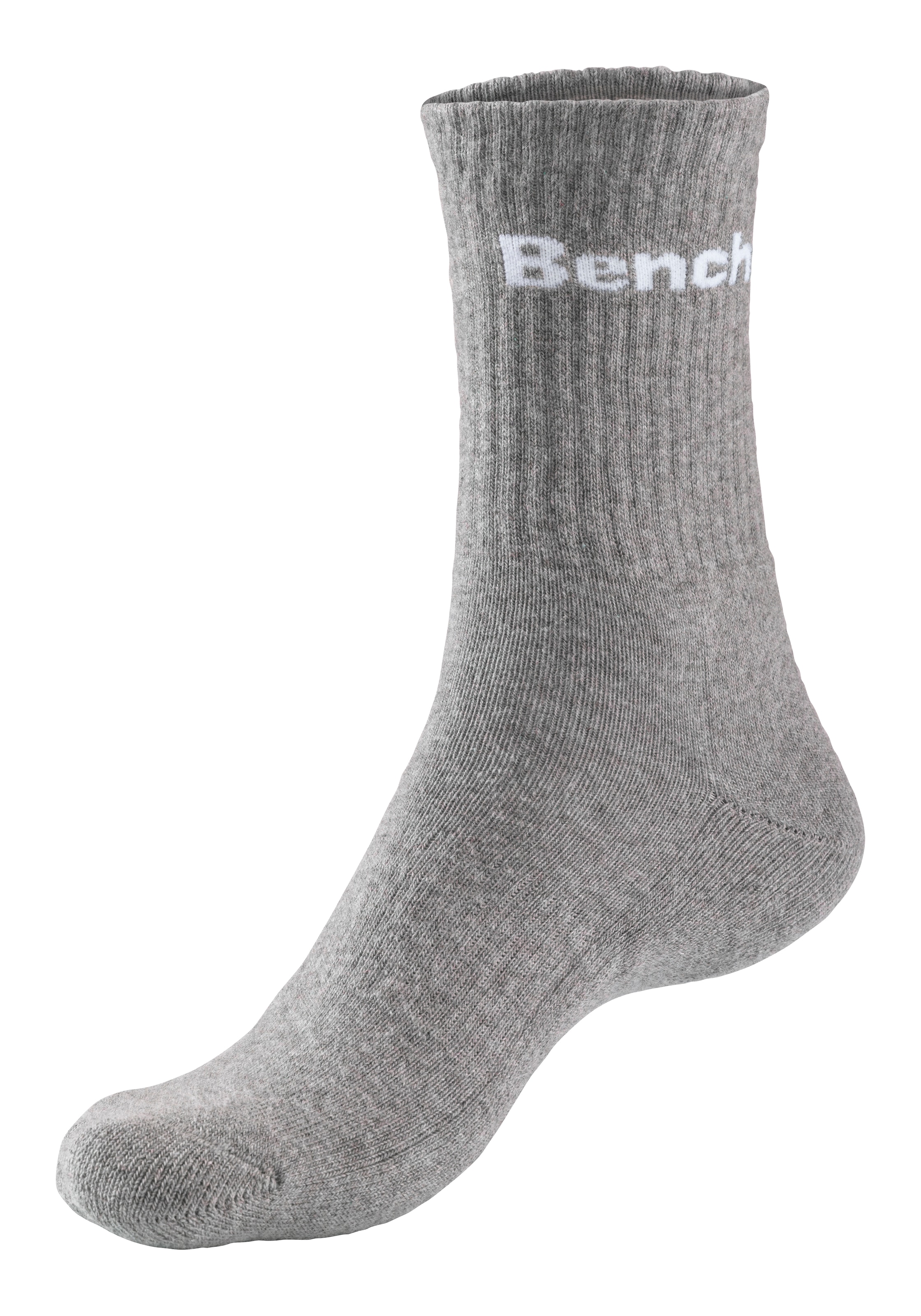 Bench. Tennissocken, (Set, 12 Paar), mit Fuß Polsterung