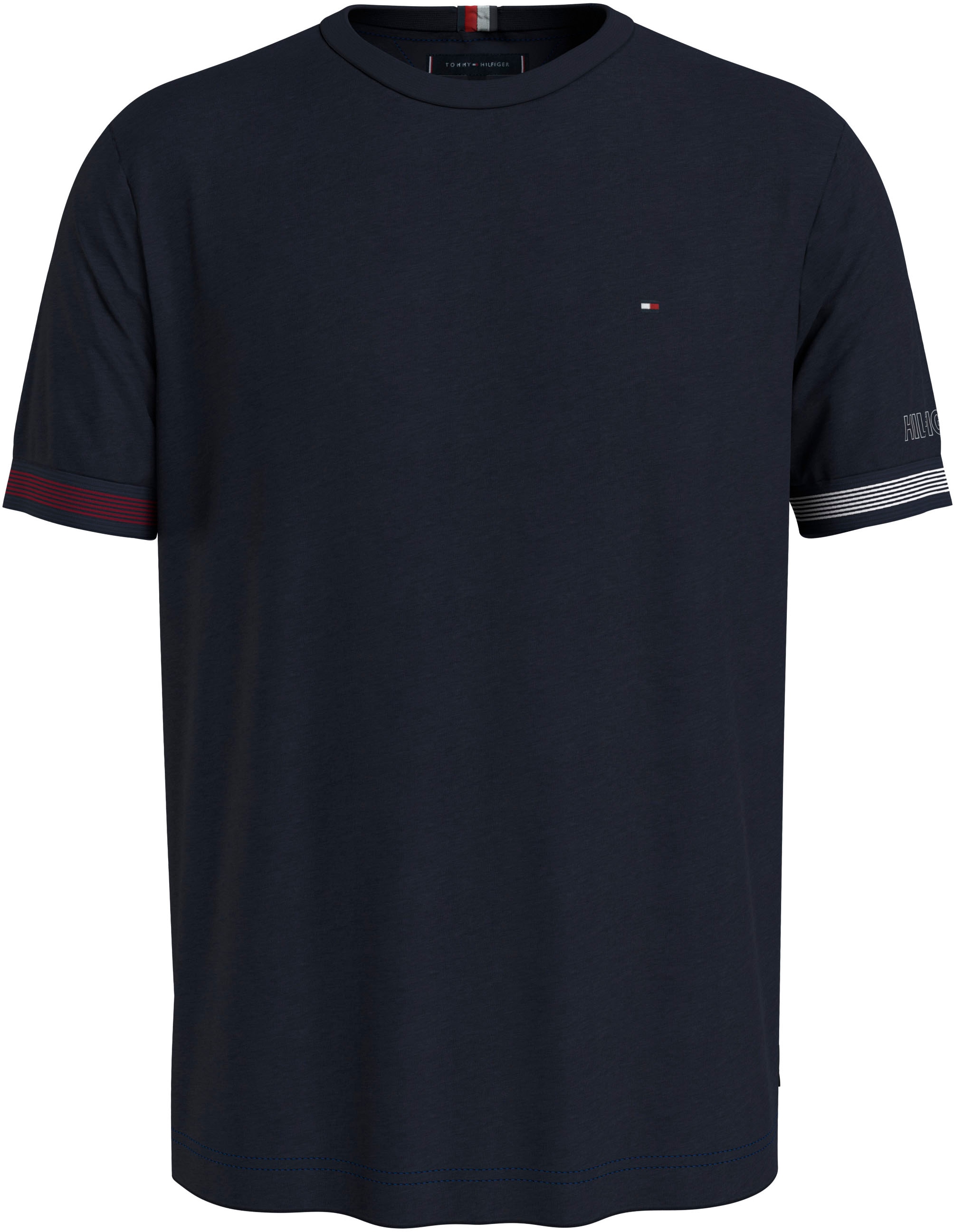 Tommy Hilfiger T-Shirt "FLAG CUFF TEE" günstig online kaufen