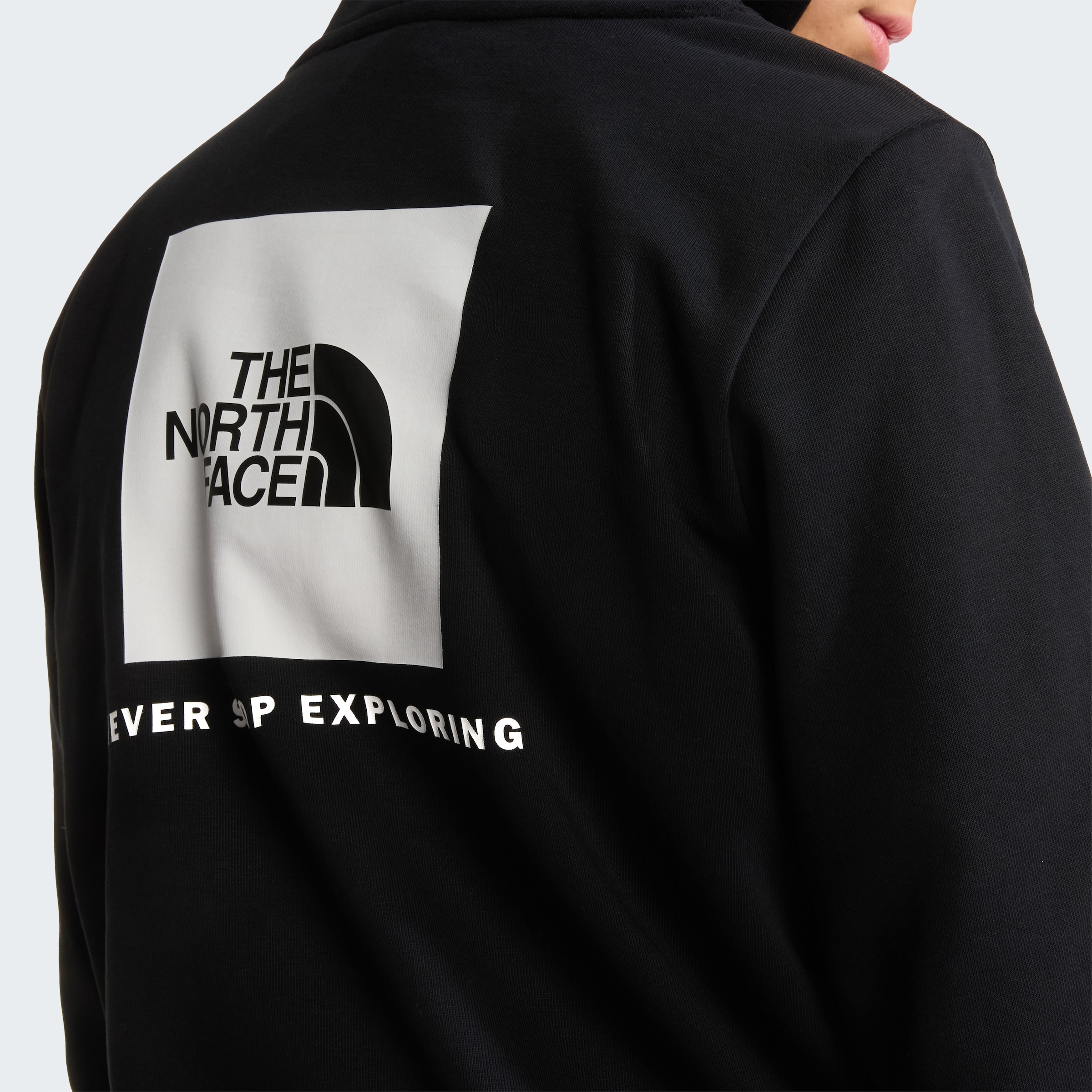 The North Face Kapuzensweatshirt »TEEN BOX NSE REGULAR HOODIE«, mit Logos auf Vorder- und Rückseite, aus Baumwolle, mit Rippbündchen
