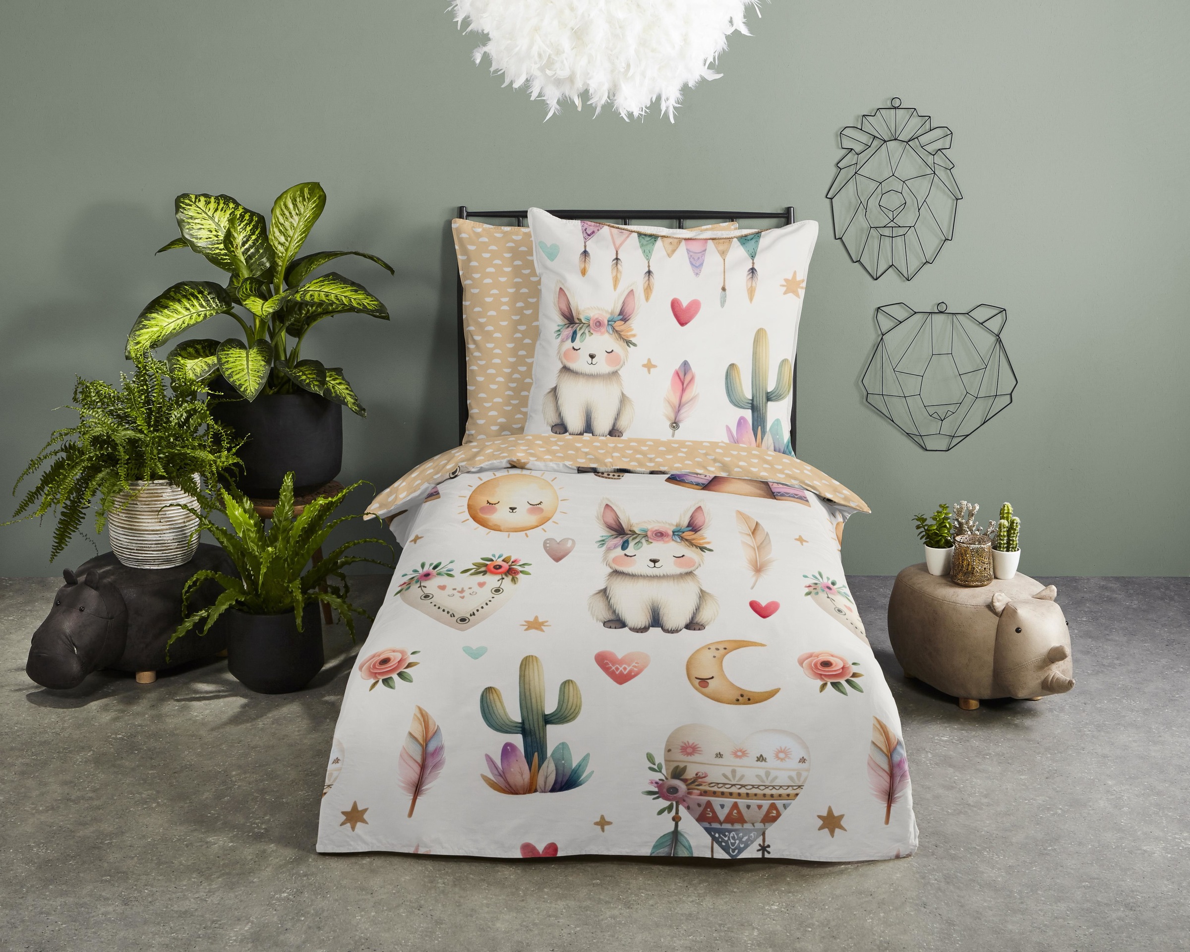 good morning Babybettwäsche "Luz" 2 Stk. tlg. Baumwolle, Renforcé, 2 Teilig günstig online kaufen